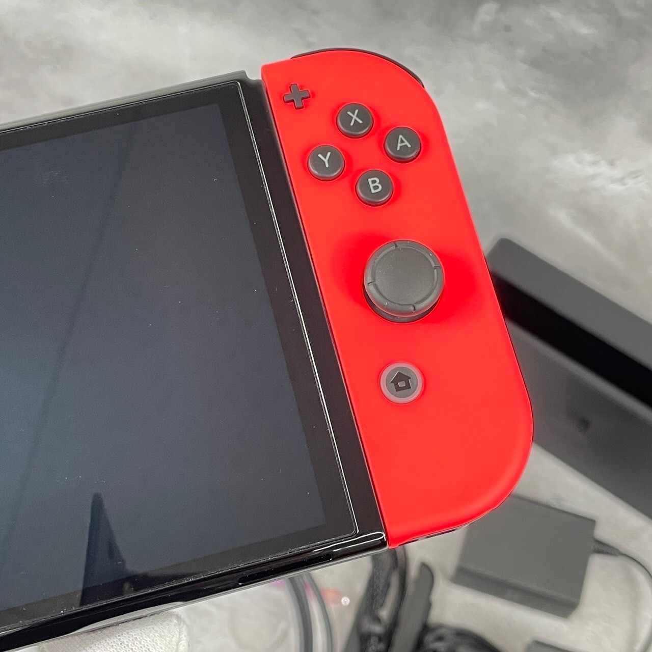 Nintendo Switch 64GB OLED Console Neon Blue & Neon Red 1 Day Ship Excellent