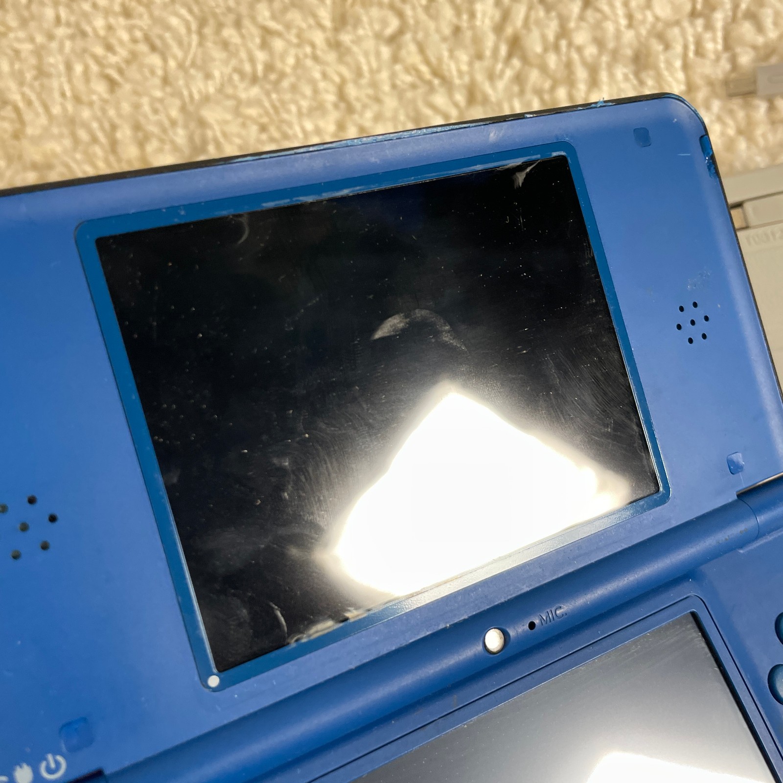 Nintendo DSi XL Midnight Blue Handheld Console System UTL-001 Tested