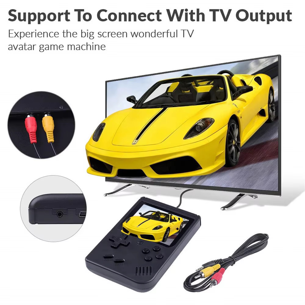 New Mini Retro Video Game Console 500 Games Portable Handheld Kids Game Console