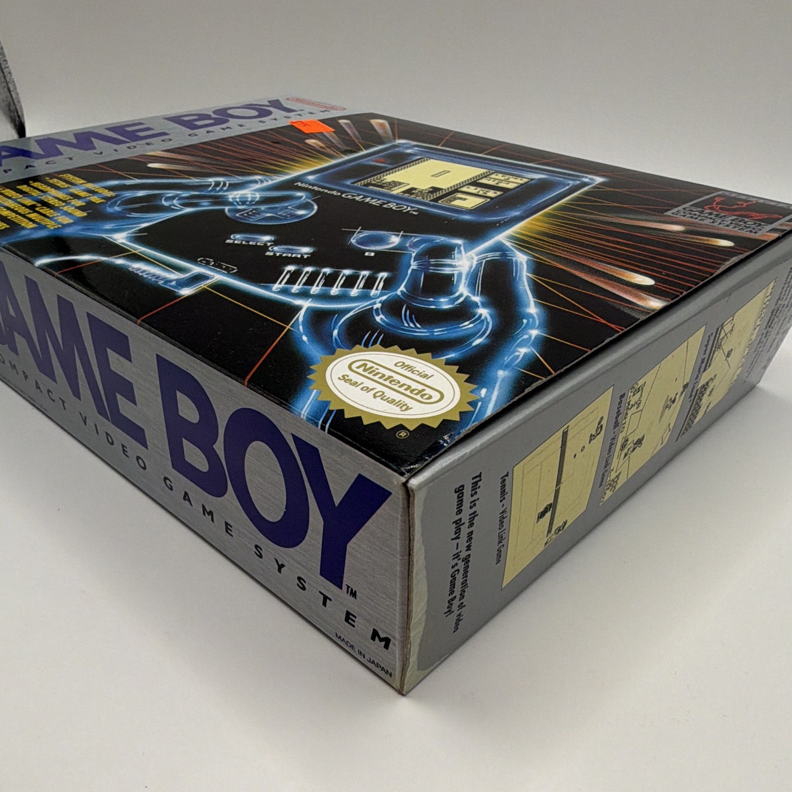 Nintendo Game Boy DMG-01 Gray Handheld System w/ Tetris, Box & Manuals 1989