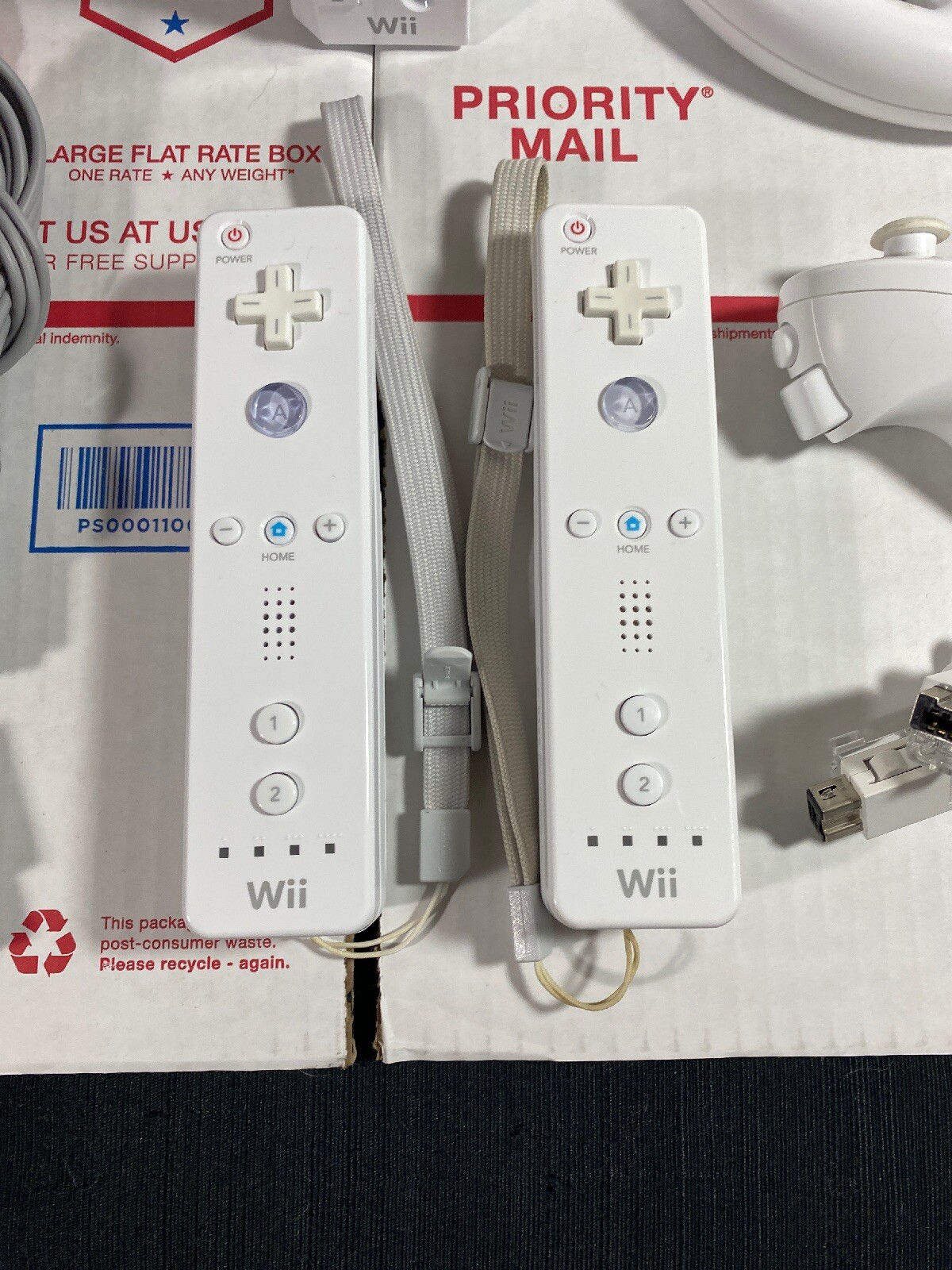 Nintendo Wii Bundle+ MARIO KART +Wheels+Wii Sports-EXCELLENT -NEXT DAY -WARRANTY