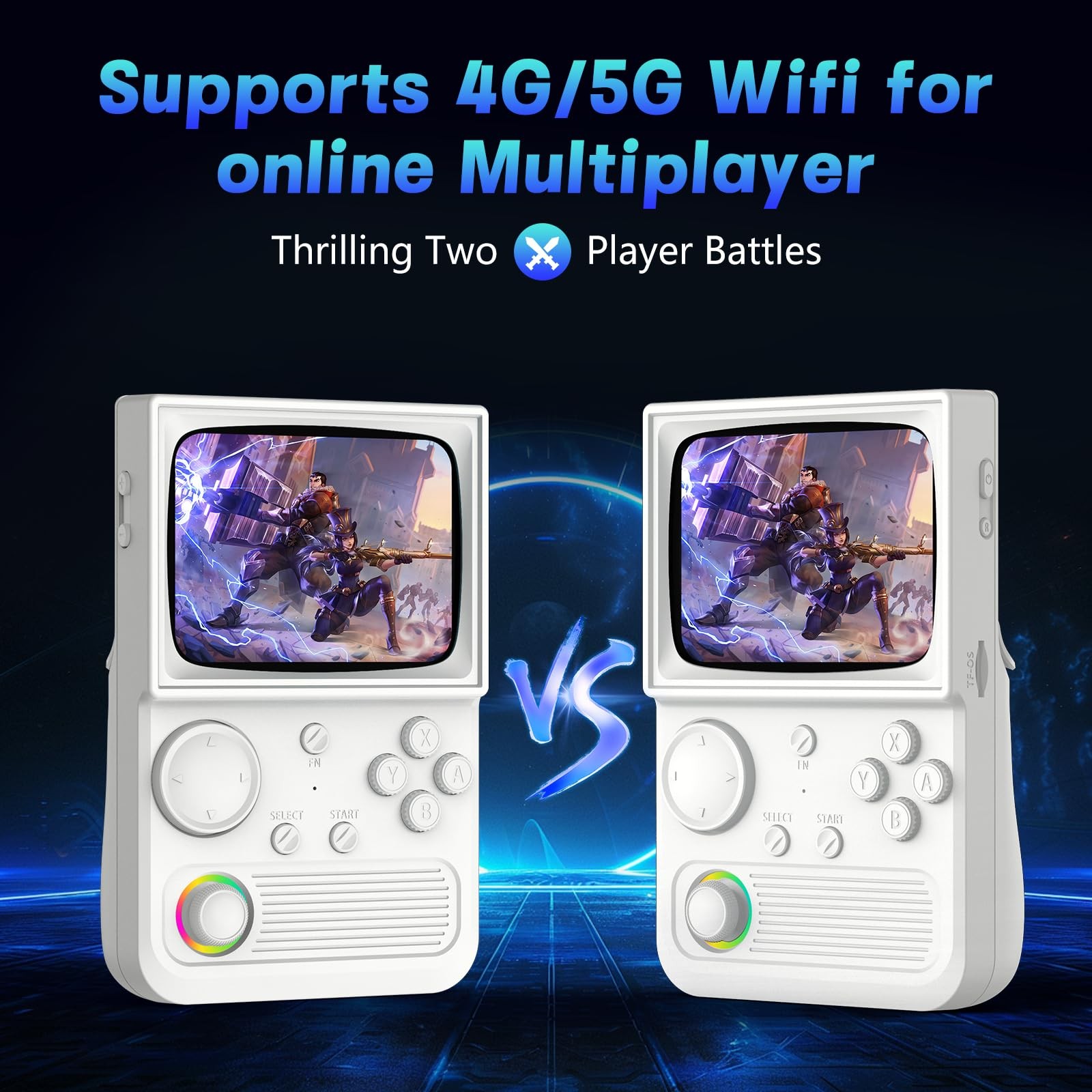R36T Retro Handheld Game Console, Portable Retro Gaming Console with 3.5” CRT…