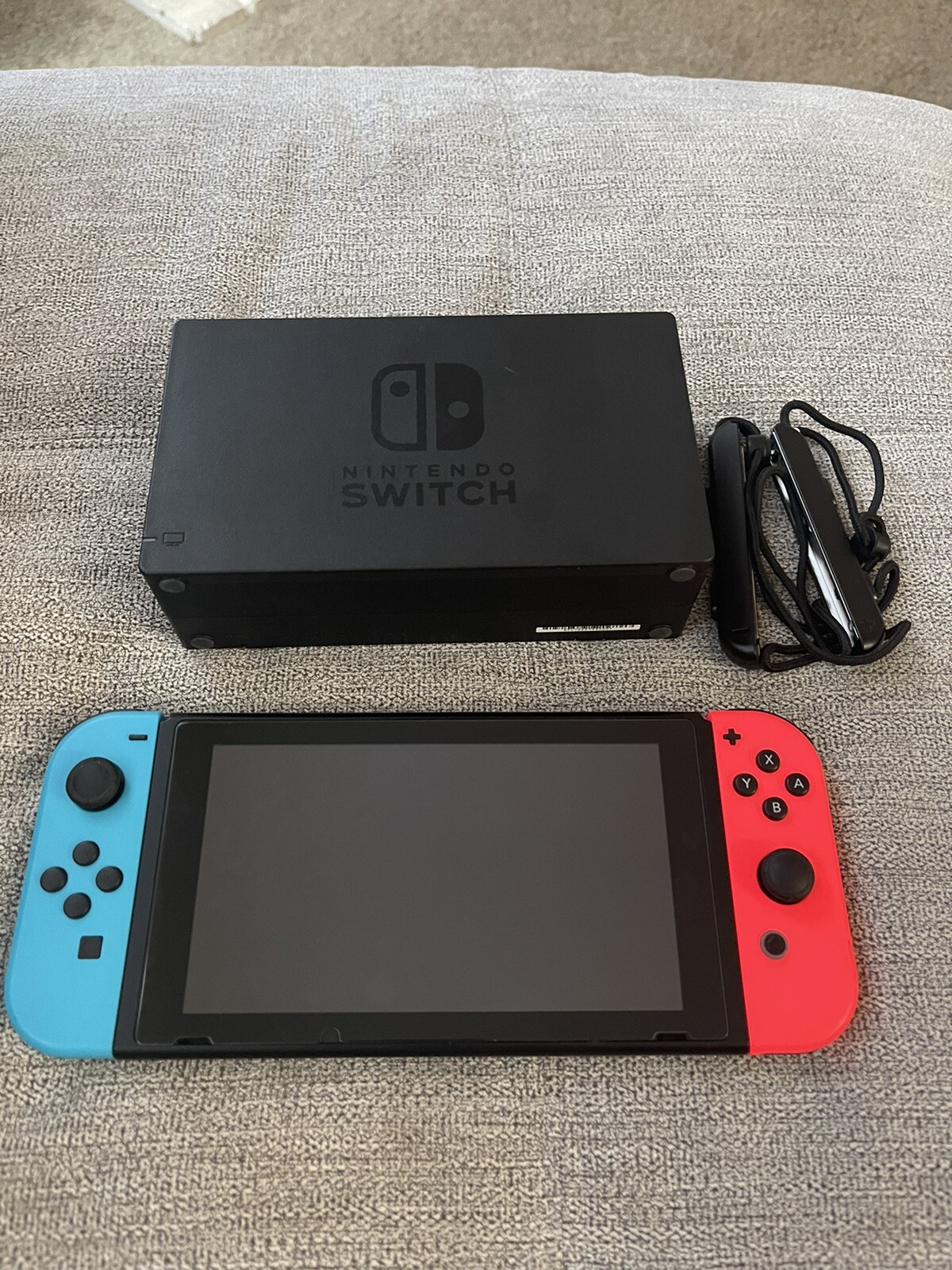 Nintendo Switch 32GB Gray Console with Neon Red and Neon Blue Joy-Con
