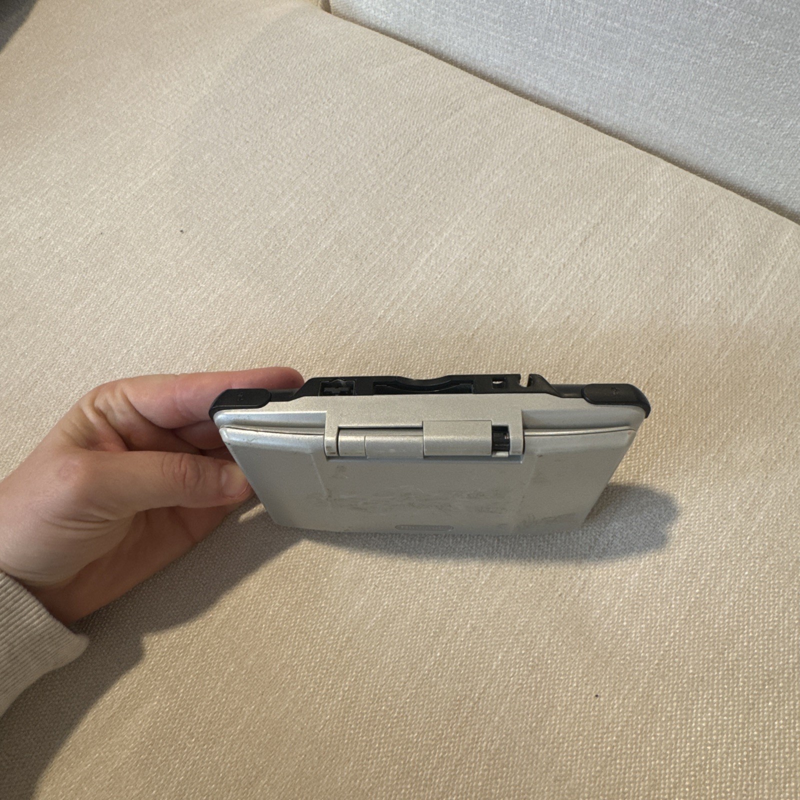Nintendo DS Handheld Game Console NTR-001 Platinum Silver