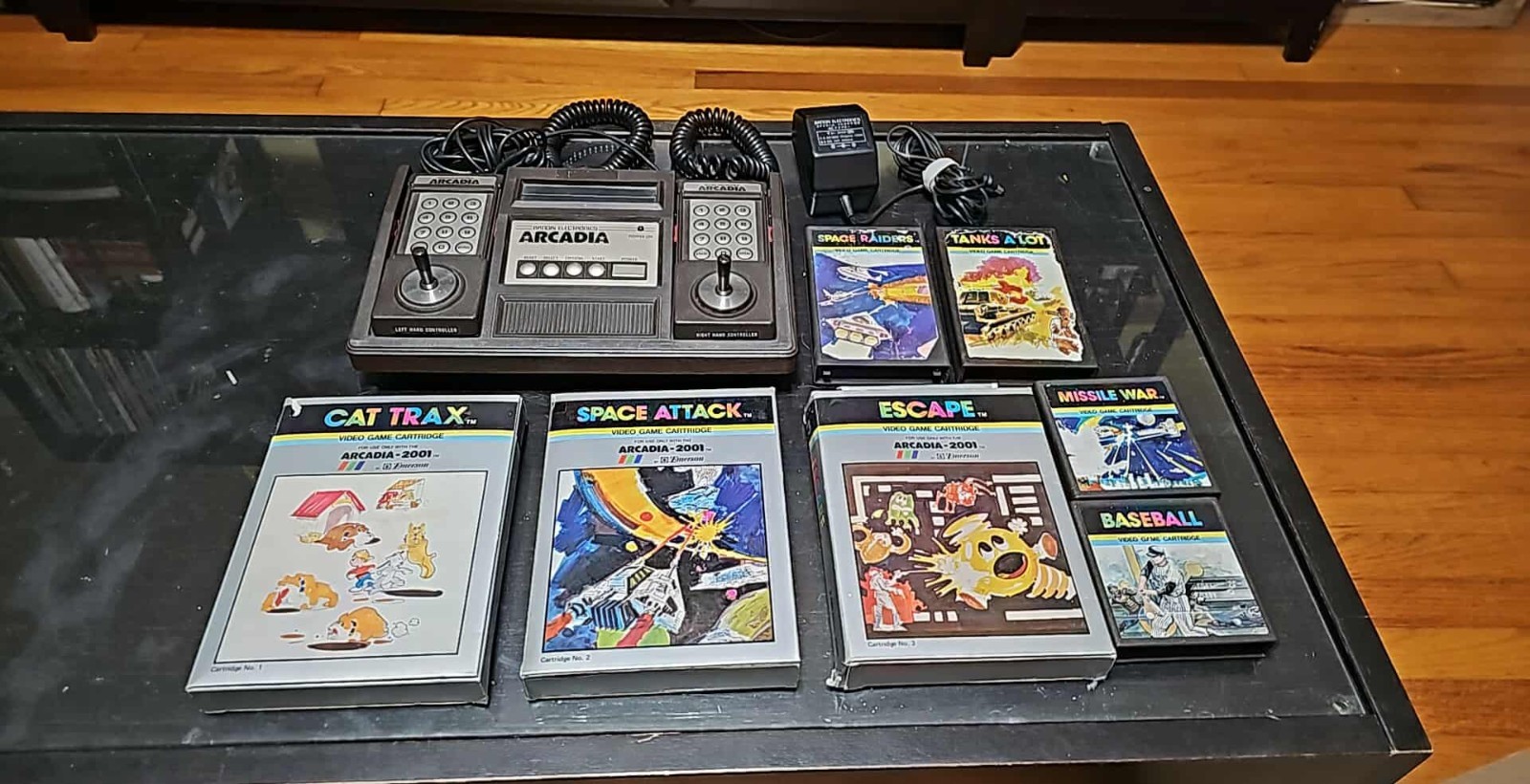 Bandai Arcadia Japanese Game System w/7 Games | Tested And Working | Please Read