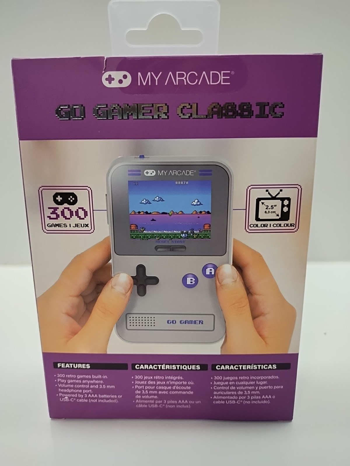 My Arcade Go Gamer Classic 300 Retro Games Portable Gaming System (B14)
