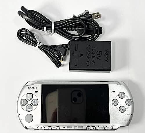 SONY PSP Playstation Portable Mystic Silver PSP-3000MS Console Japan