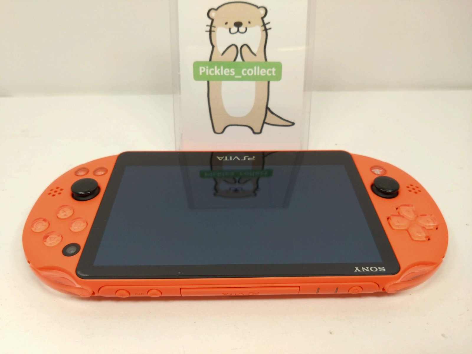 PS vita Neon Orange PCH-2000 ZA24 Console only Wi-Fi PSV Tested Sony 0529J