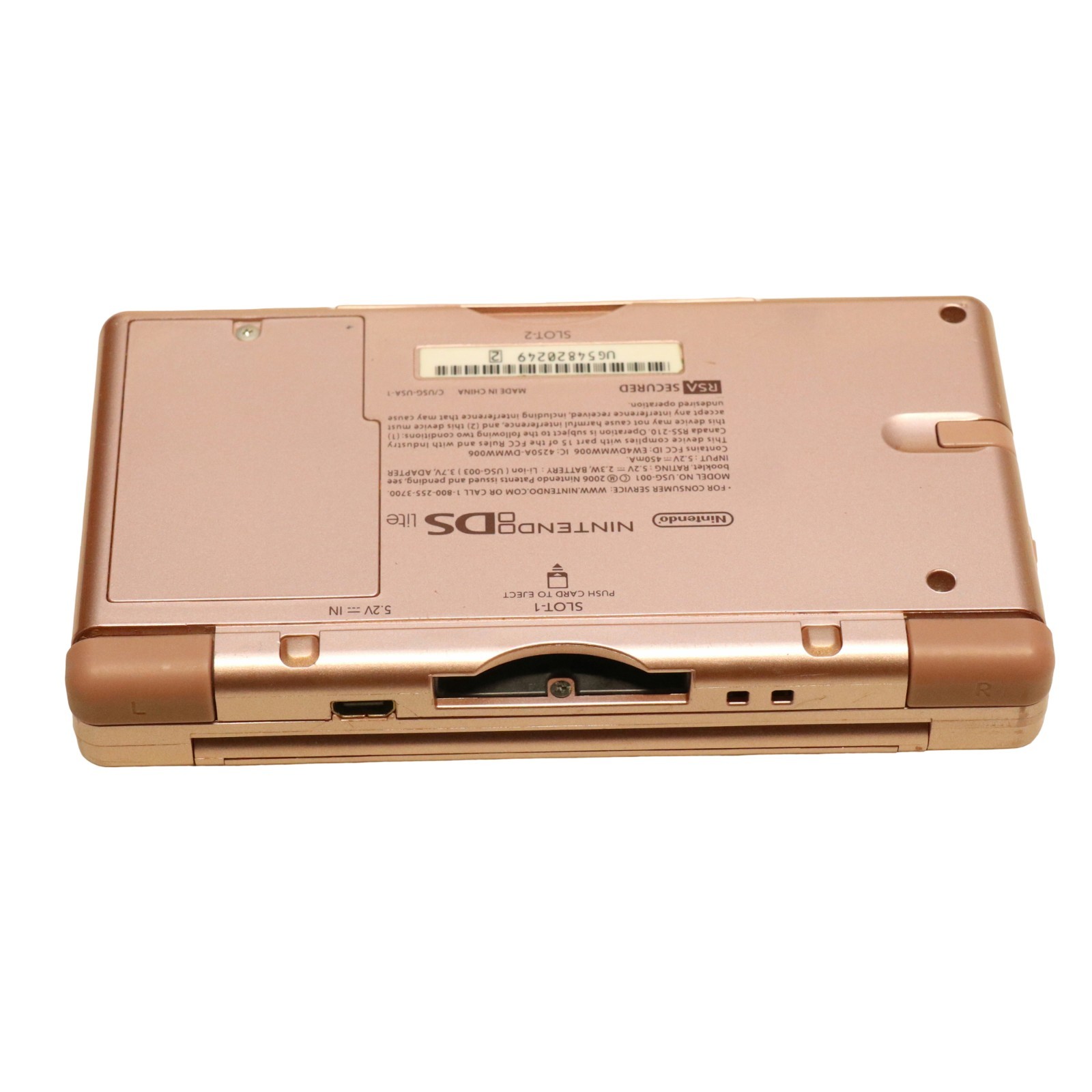 Nintendo DS Lite Handheld Console – Metallic Rose 100% Working Tested