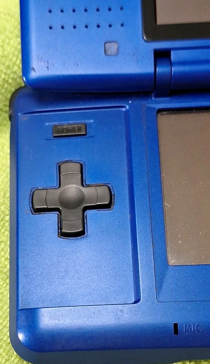 Y2k Nintendo DS NTR-001 Fat Phat Blue Console MINT SCREENS Tested Works Game Boy