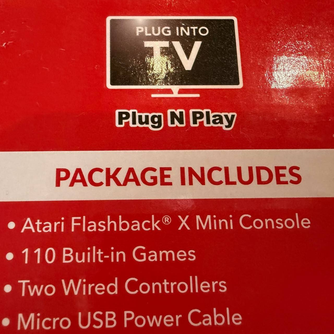 Atari Flashback X HDMI Console with 110 Built-in Games with 2 Joysticks – Tested