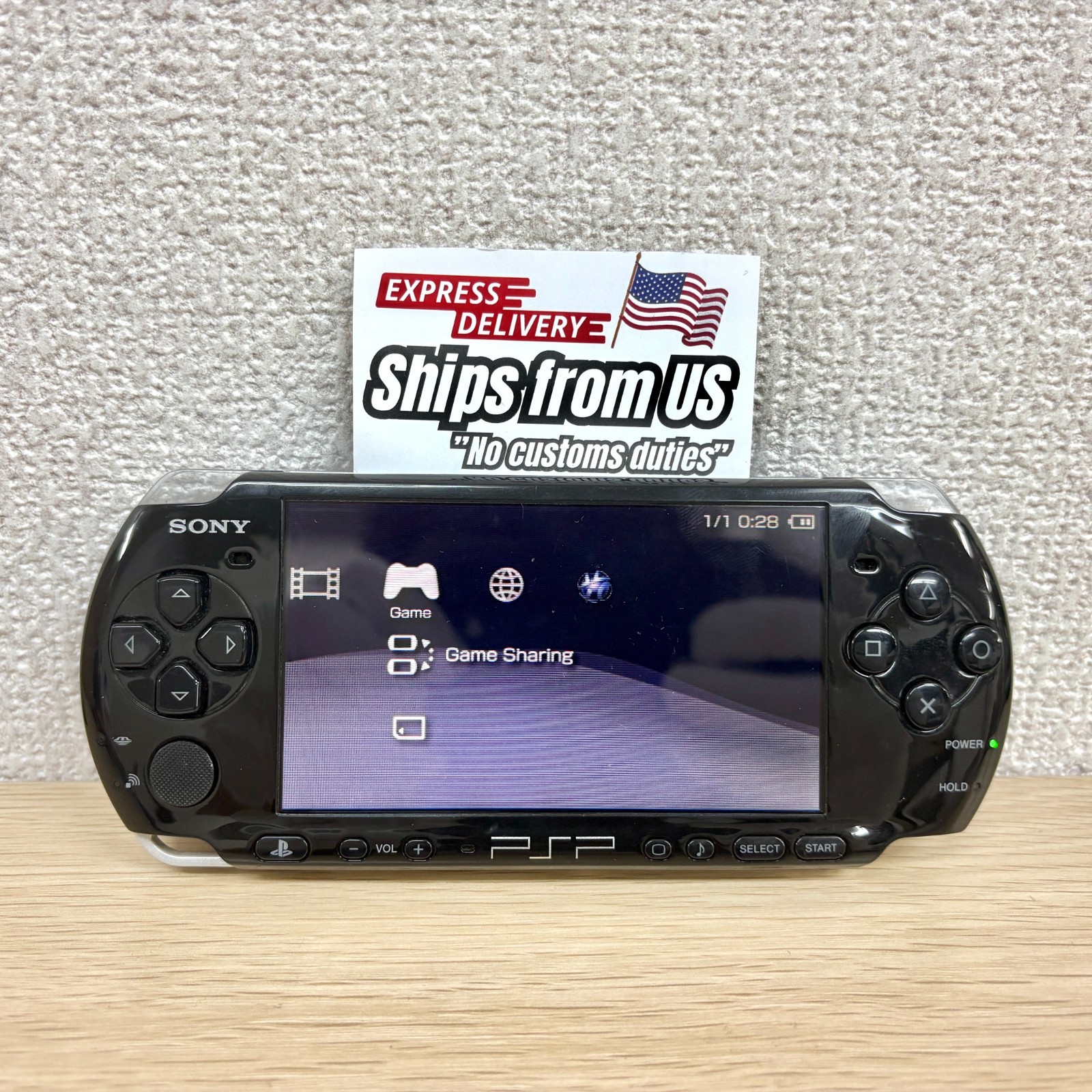 Sony PSP-3000 Console Select /Charger+newbattery+random3games+4G U.S Shipping