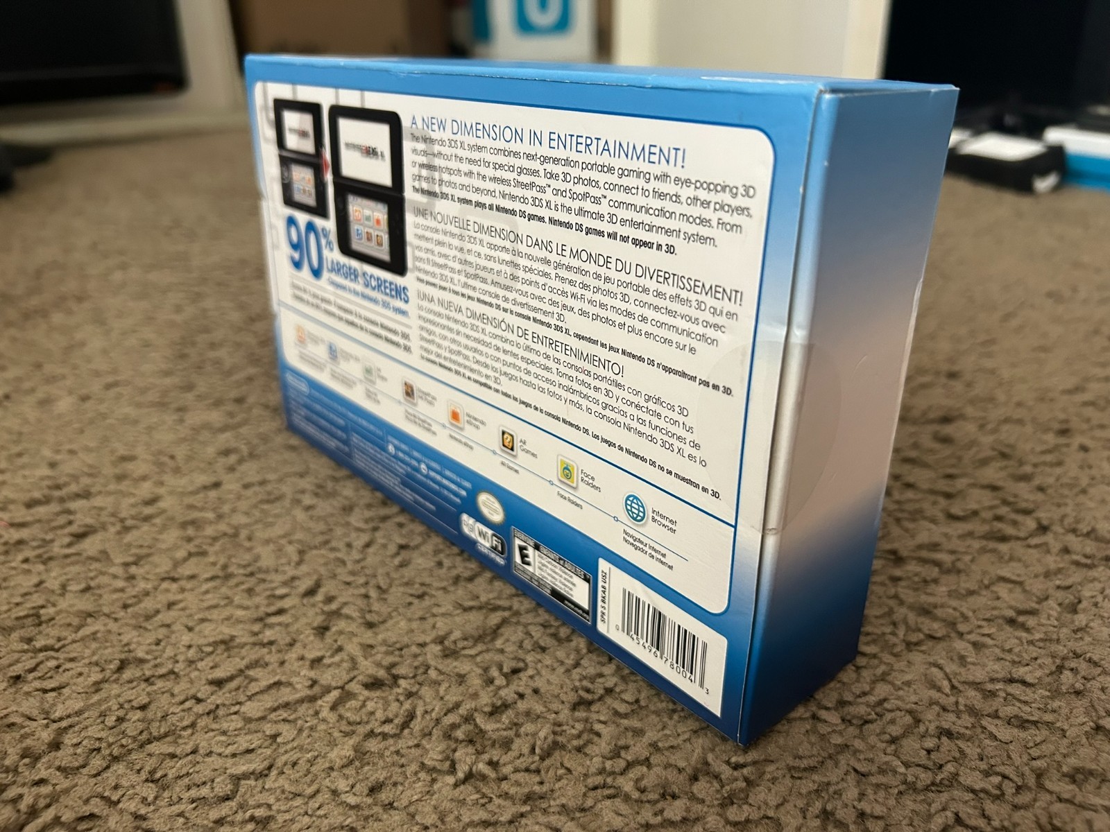 BRAND NEW Nintendo 3DS XL Handheld System – Blue/Black Console Factory Sealed!