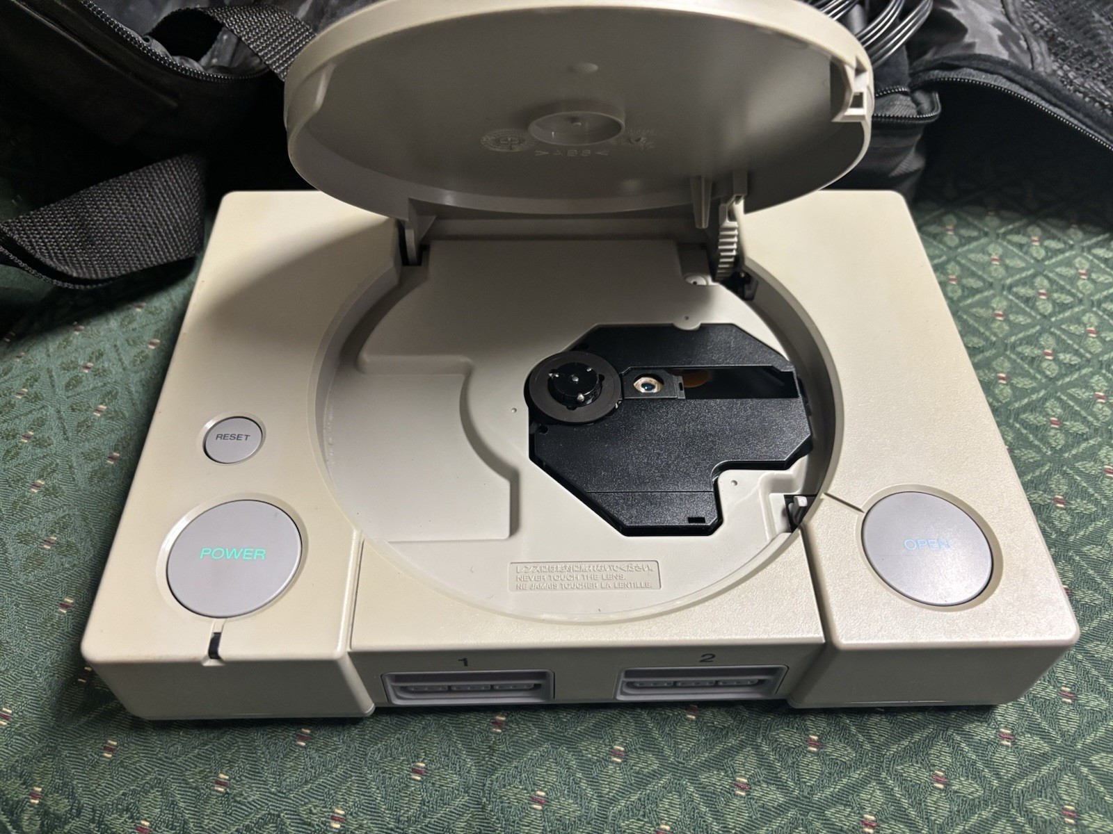 Sony PlayStation 1 Gray Console Memory Card Support, Controller, Cables, Case