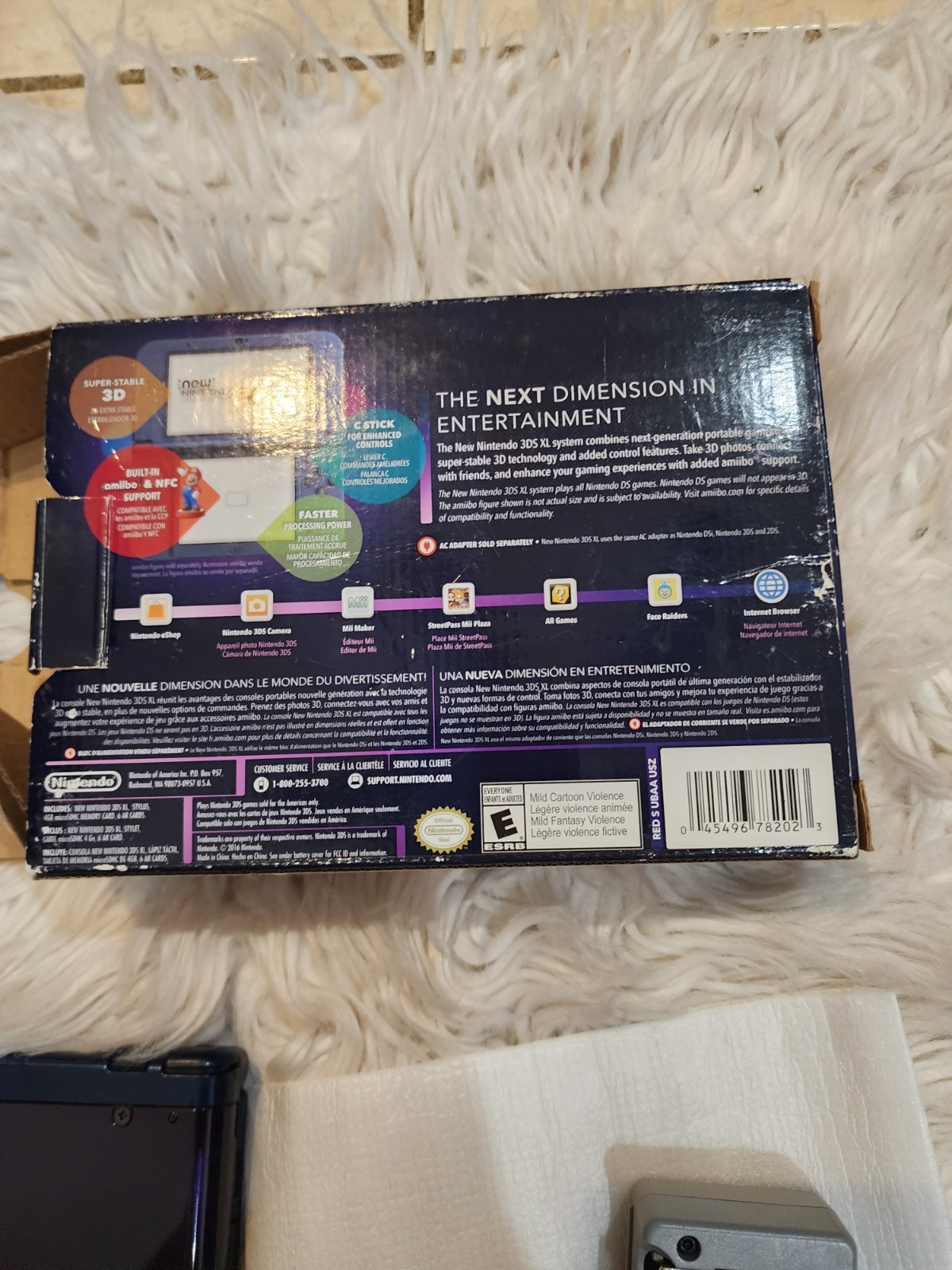 New Nintendo 3DS XL Galaxy Edition Handheld System w/ box and charger