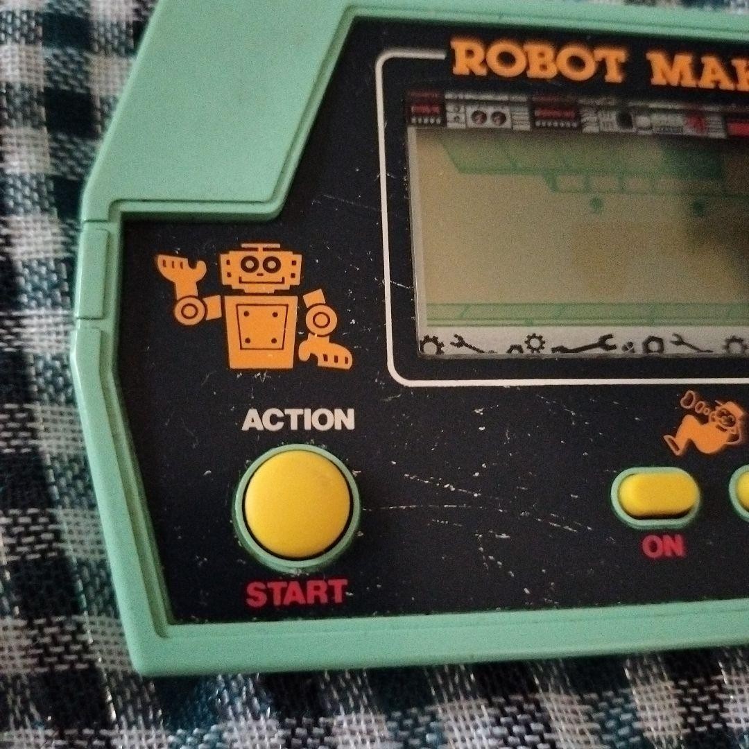 Robot Maker Takatoku Toys Handheld Game LCD LSI Tested Working Used From Japan