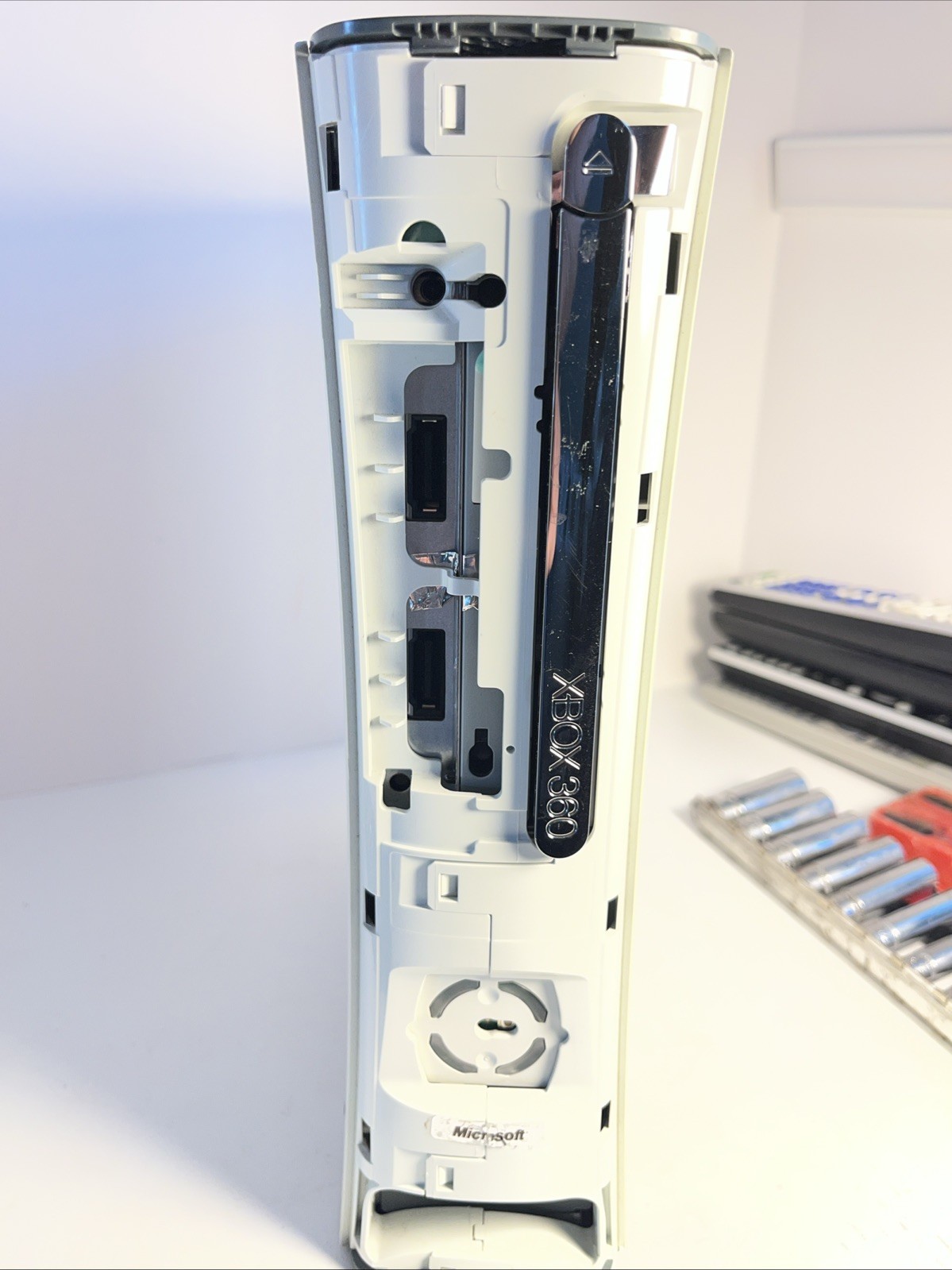 Microsoft Xbox 360 Core White System Console Only For Parts Or Repairs Untested