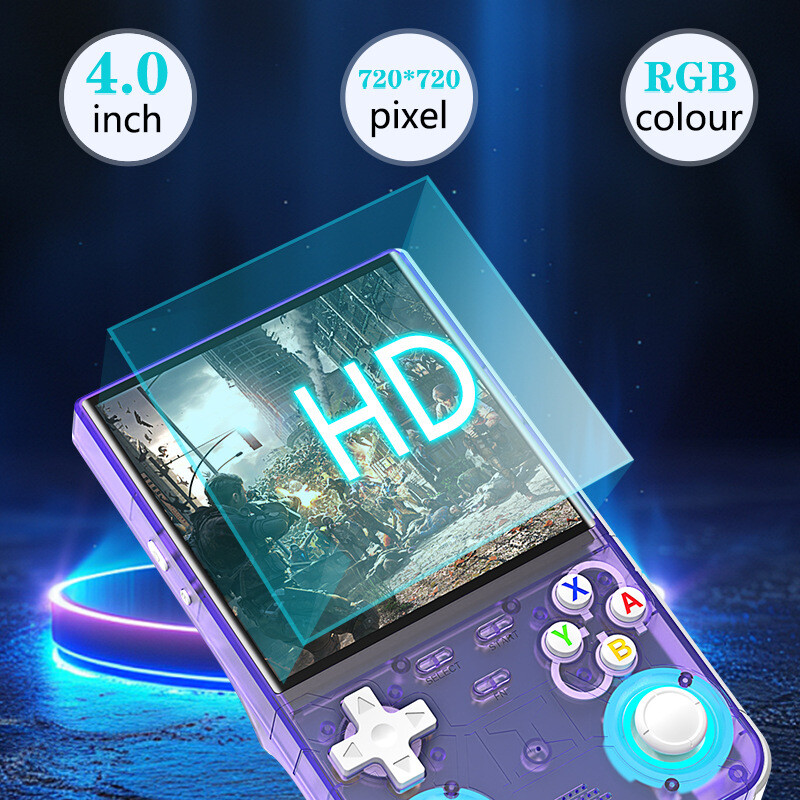 2025 New Upgraded R36 Ultra Retro Handheld Game Console, 128GB Mini Video Game