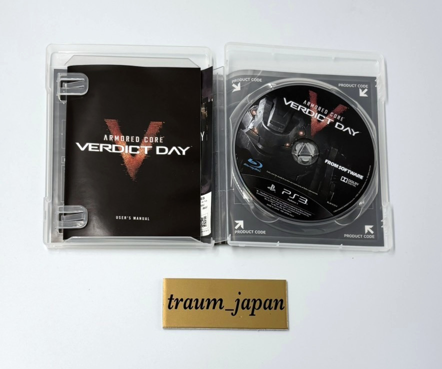 PS3 Armored Core 4 5 Verdict Day Set of 3 Tested Games