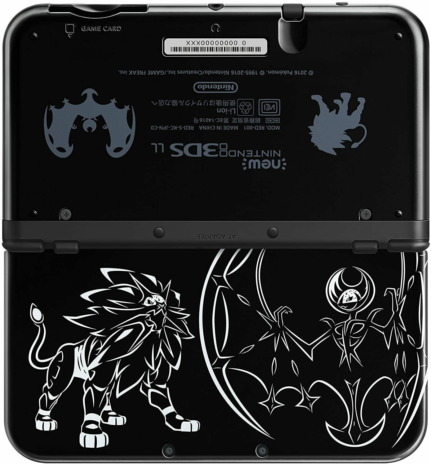 New Nintendo 3DS LL Sorgareo Lunaara Black Region Japan