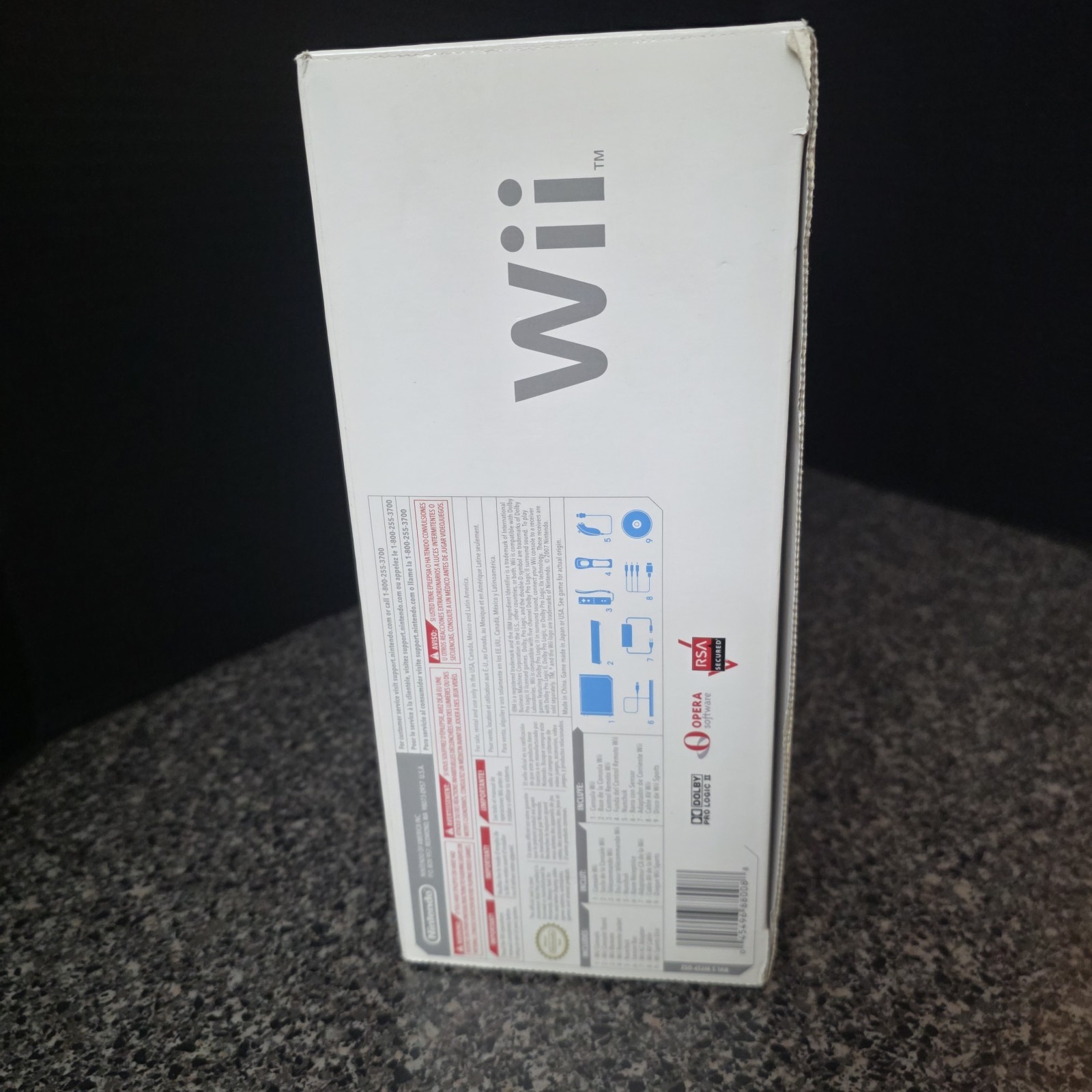 Nintendo Wii Sports Bundle BOX ONLY With Manuals Inserts Registration Card OEM