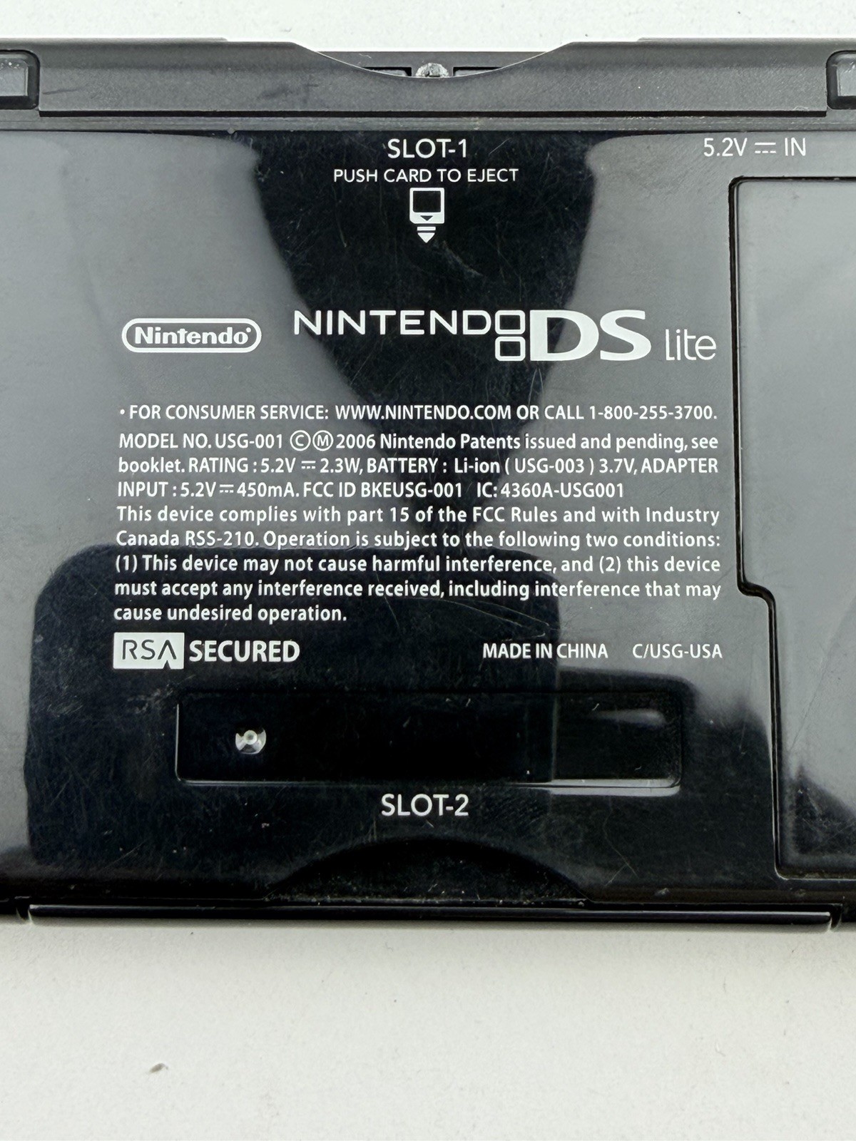 Nintendo | DS Lite | Black | Handheld Console w/ Stylus | Charger | Case & Games