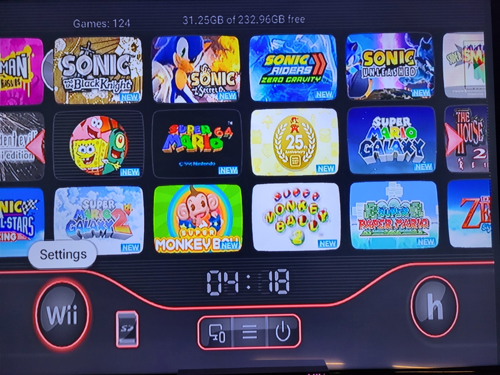 Custom Wii Ultimate Gamer Bundle.Programmed 256GB SD.Cleaned/Serviced.Plug&Play!