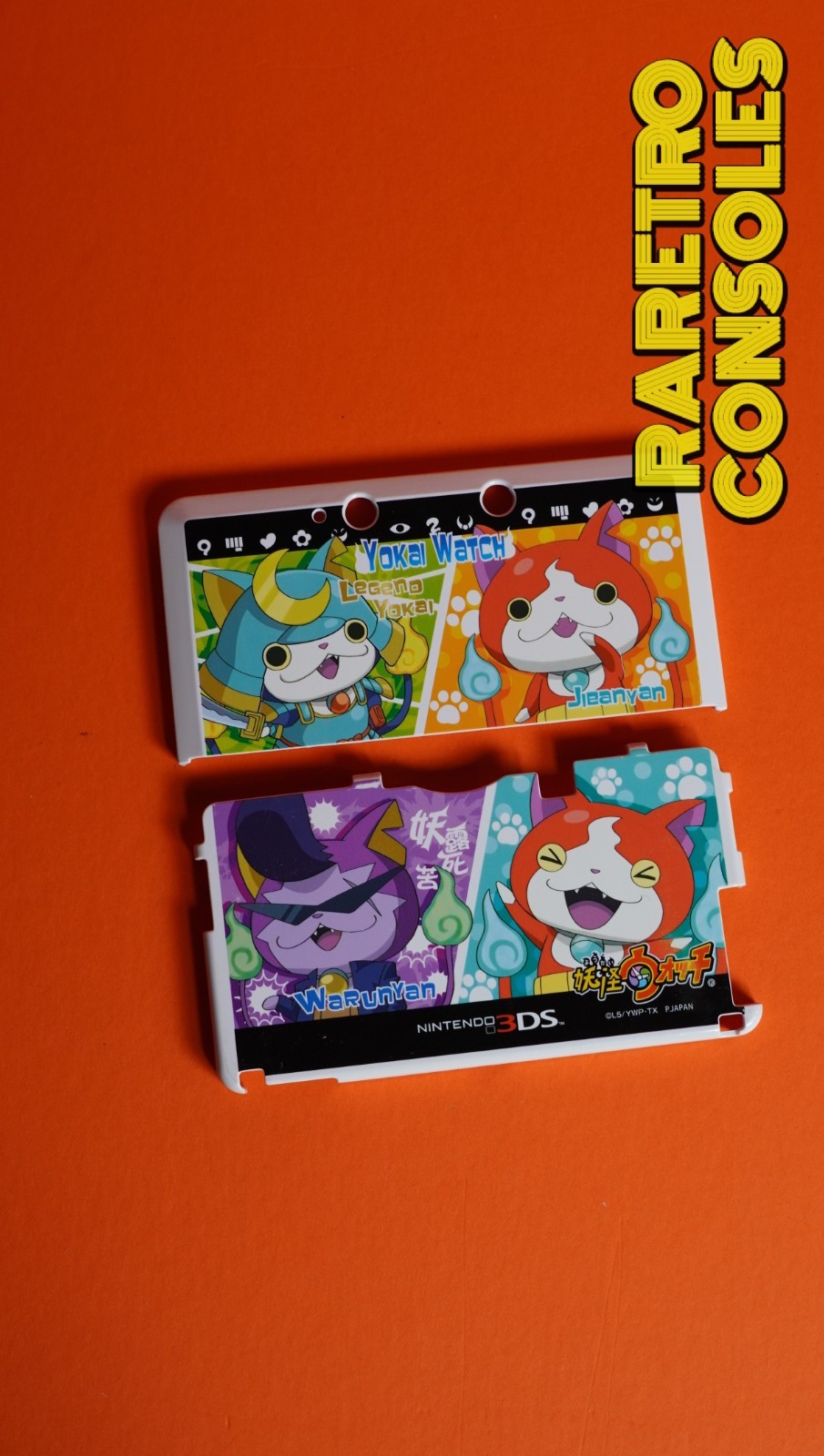 Official Nintendo 3DS Yo-kai Watch Plastic Shell Cover – Japanese – USA SHIP