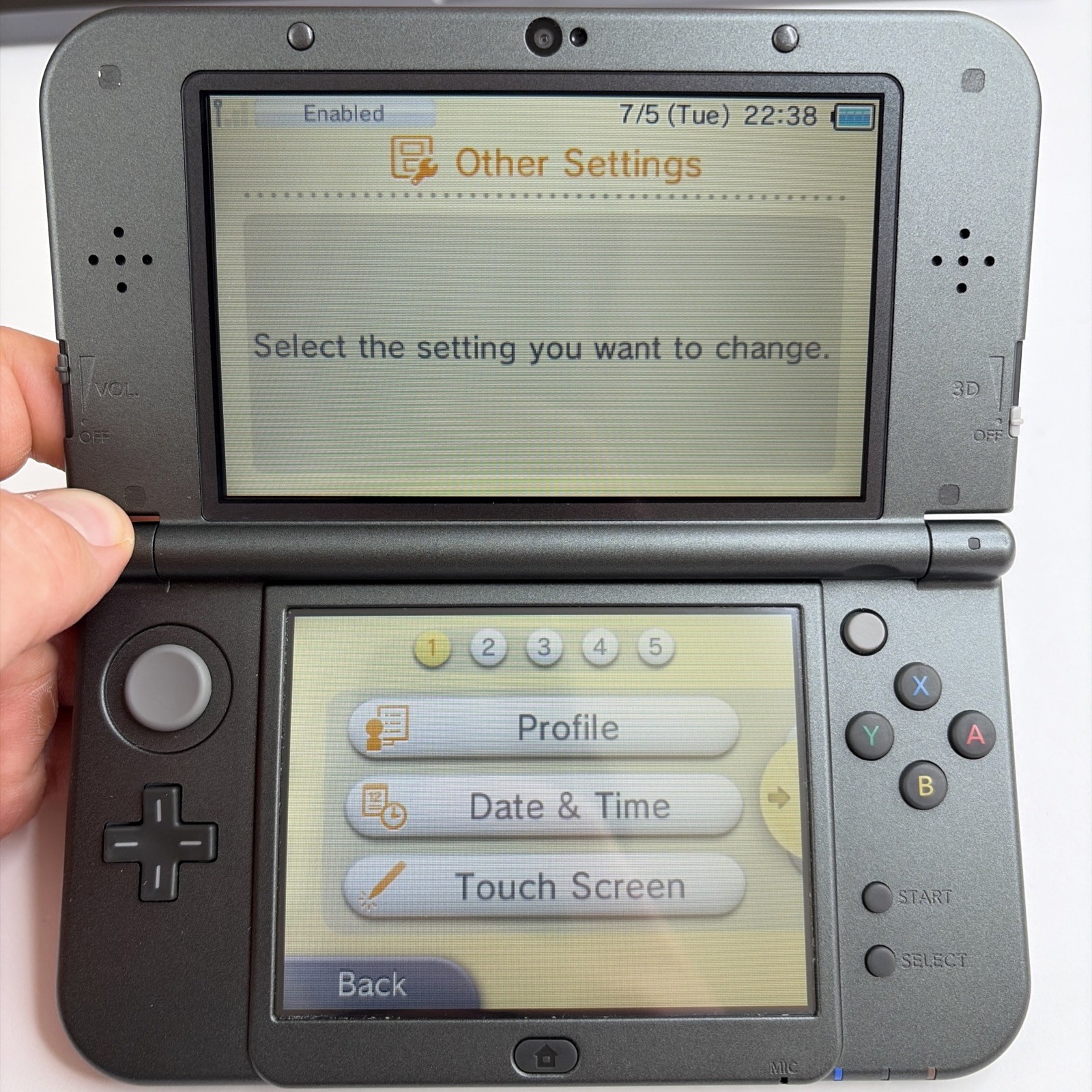 NICE! New Nintendo 3DS XL Gray Black Console Charger Stylus US Version