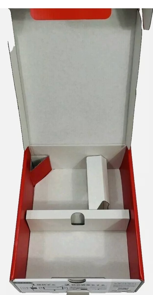 (B) EMPTY Switch Box Only Nintendo Mario Red OLED Console Cardboard Retail AZN