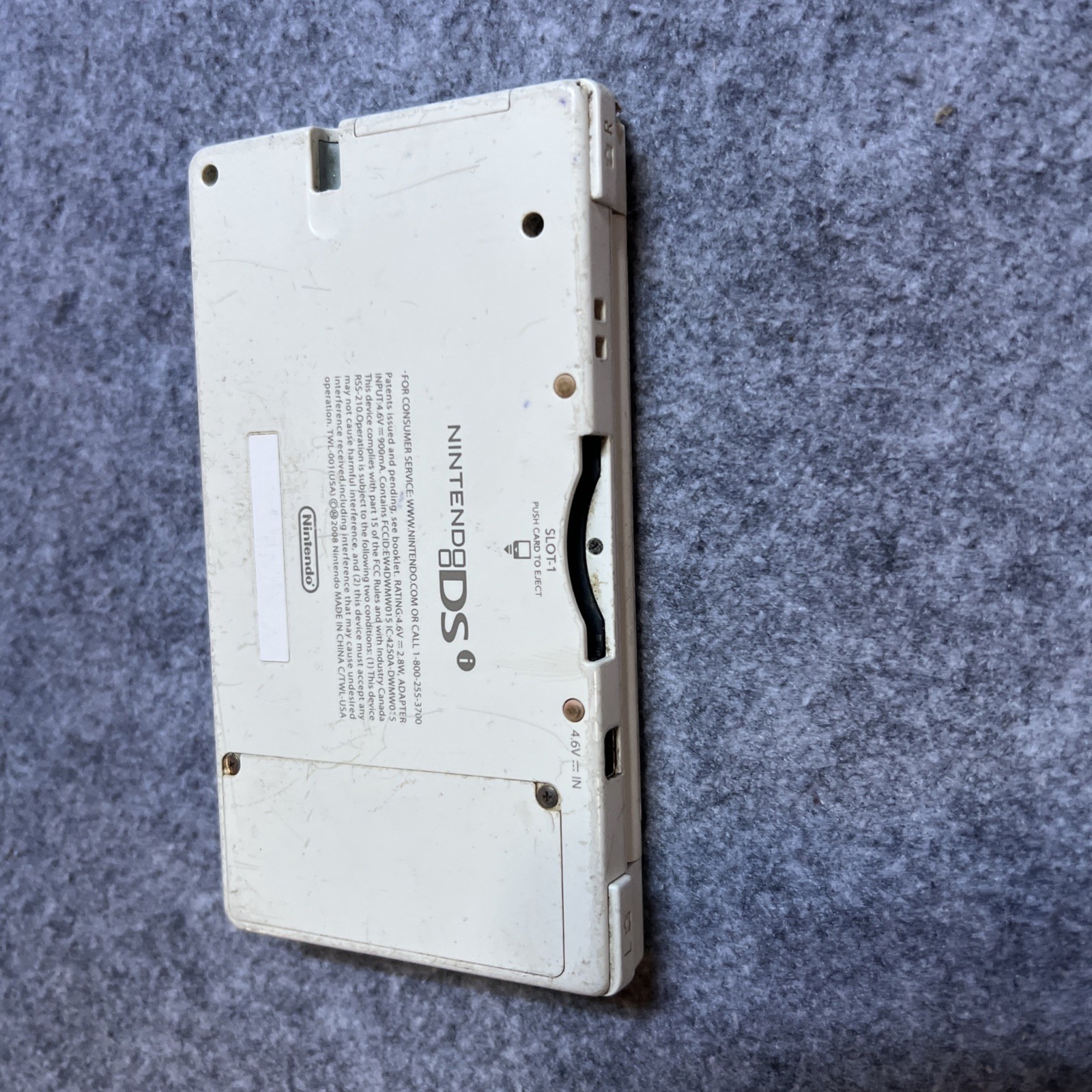 Nintendo DSi Handheld Game Console – White ROUGH Tested!