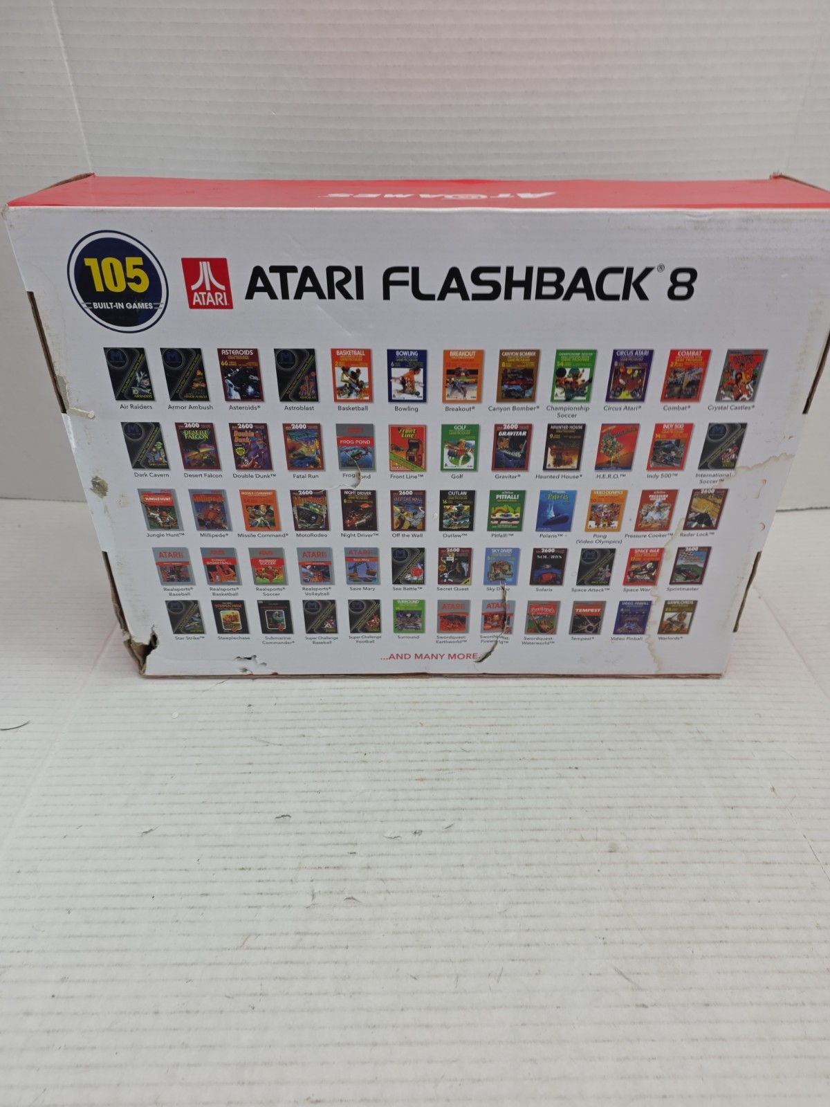2017 Atari Flashback 8- 105 games built in AR3200 40th Anniversary Edition!