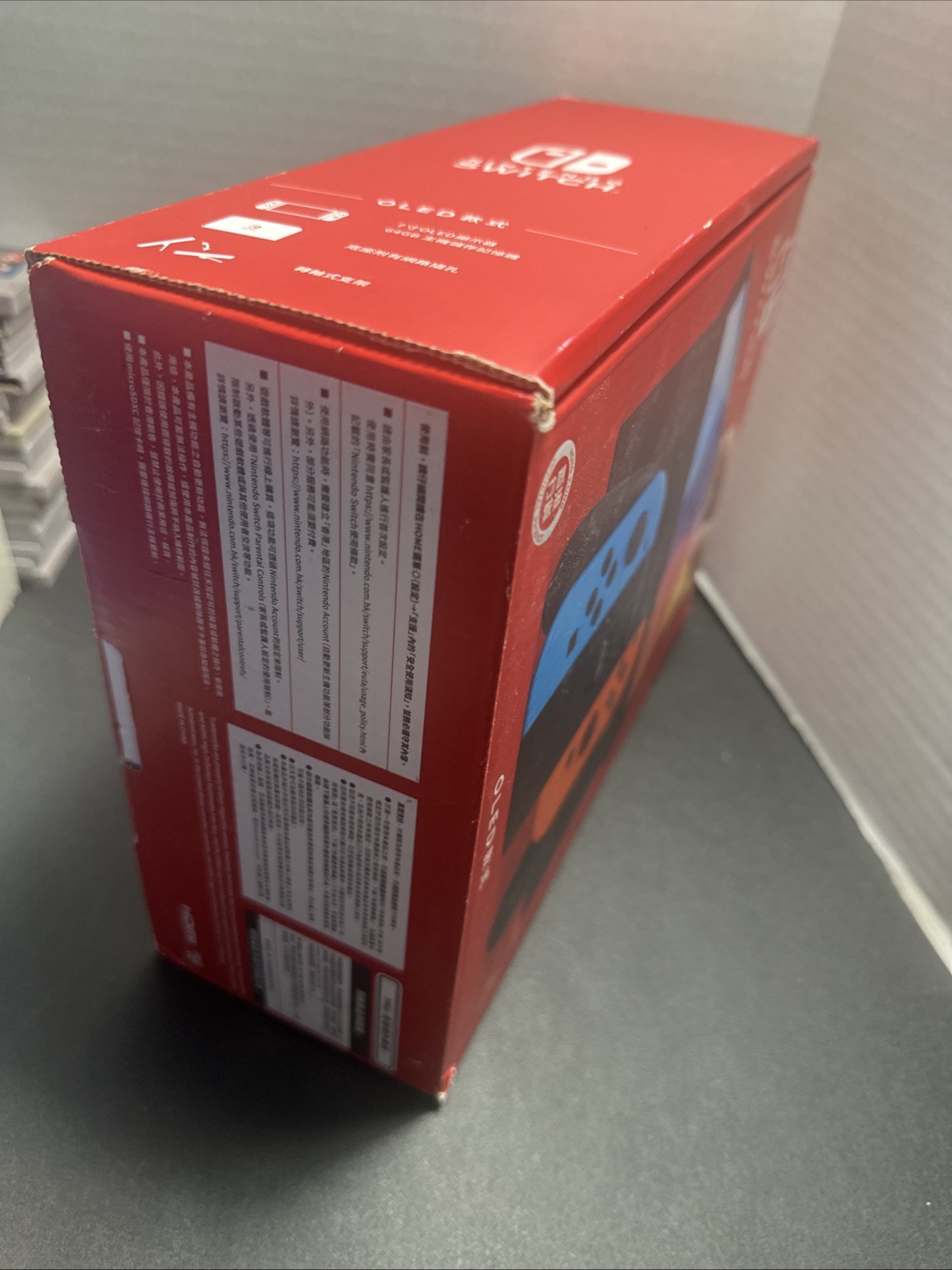Nintendo Switch OLED Neon Red & Neon Blue Japan Tested – Read Full Description !