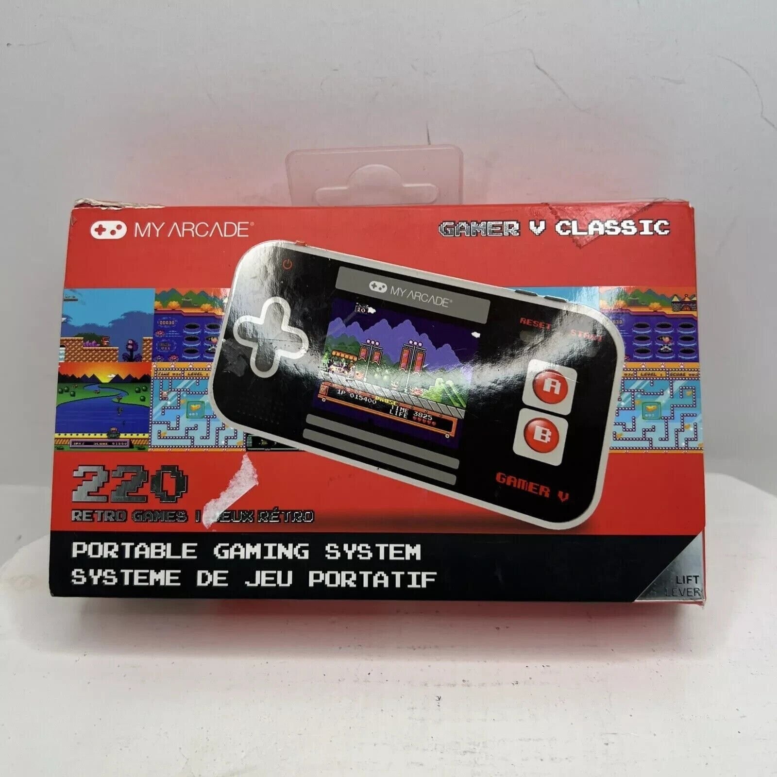 My Arcade Gamer V Classic-Red: Portable Gaming System /220 Retro Games/2.5″ new