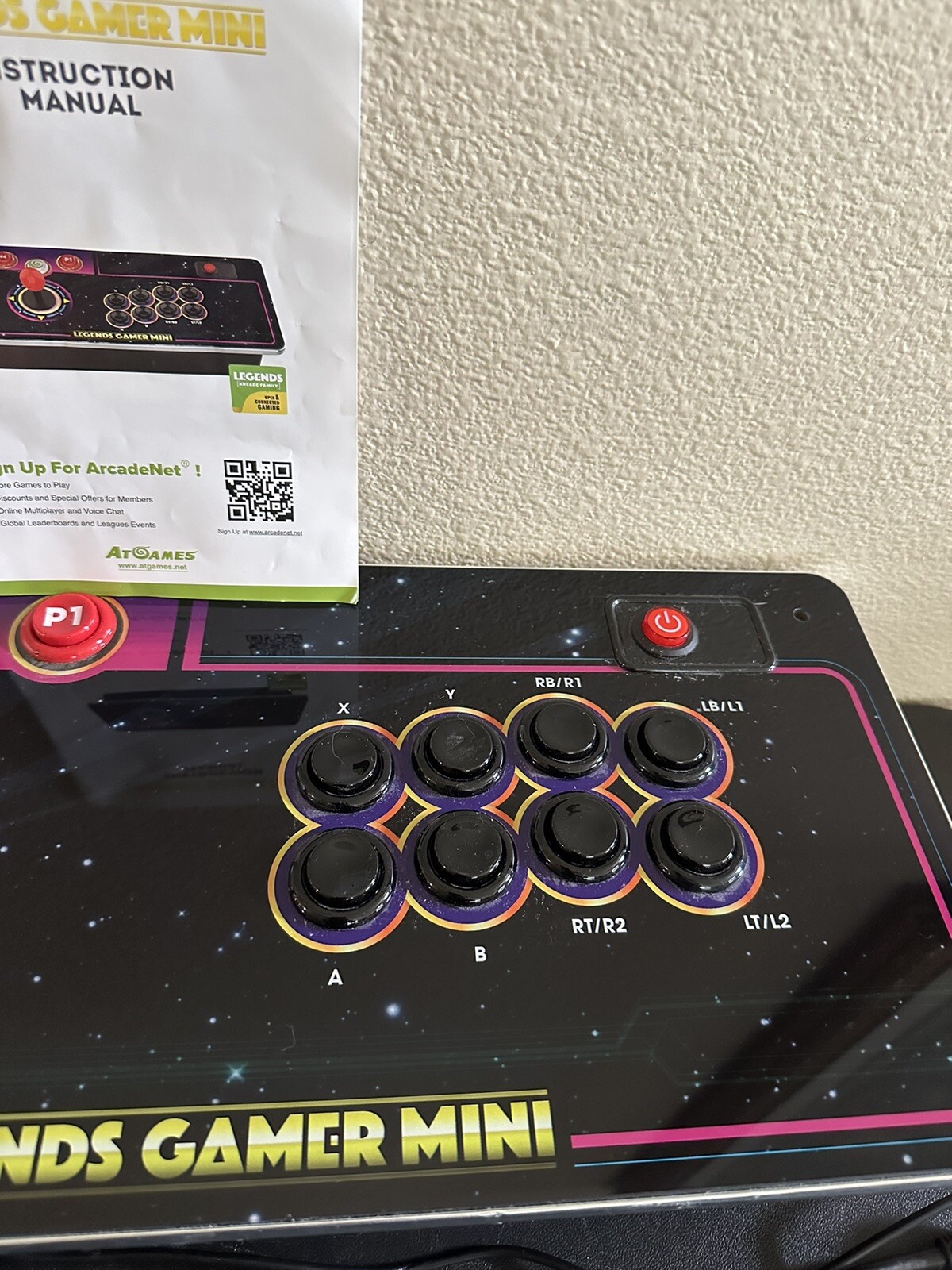 Legends Gamer Mini Table Top Home Arcade Game Classic Retro