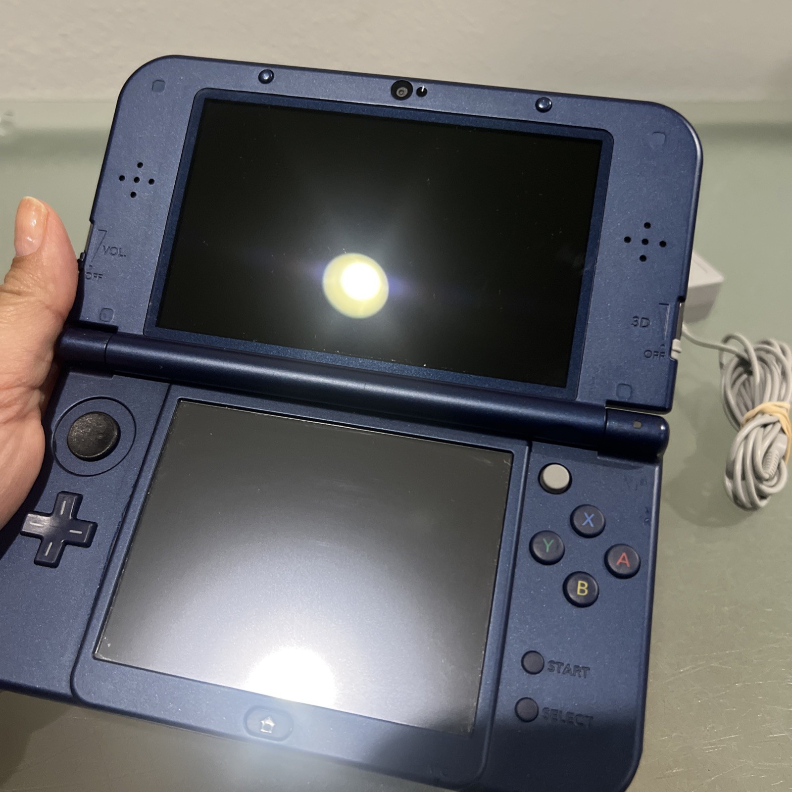 Nintendo 3DS XL Galaxy Edition Handheld Console System Purple & Super Smash Bros