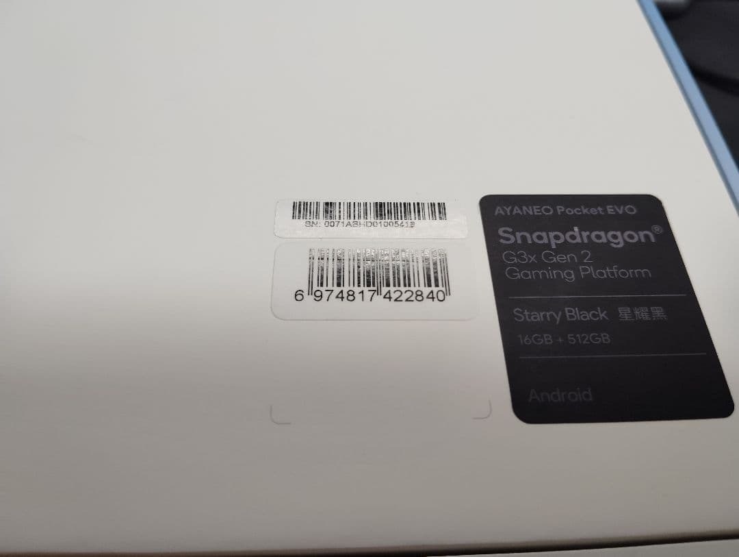 AYANEO Pocket EVO Snapdragon G3x Gen2 12GB 256GB