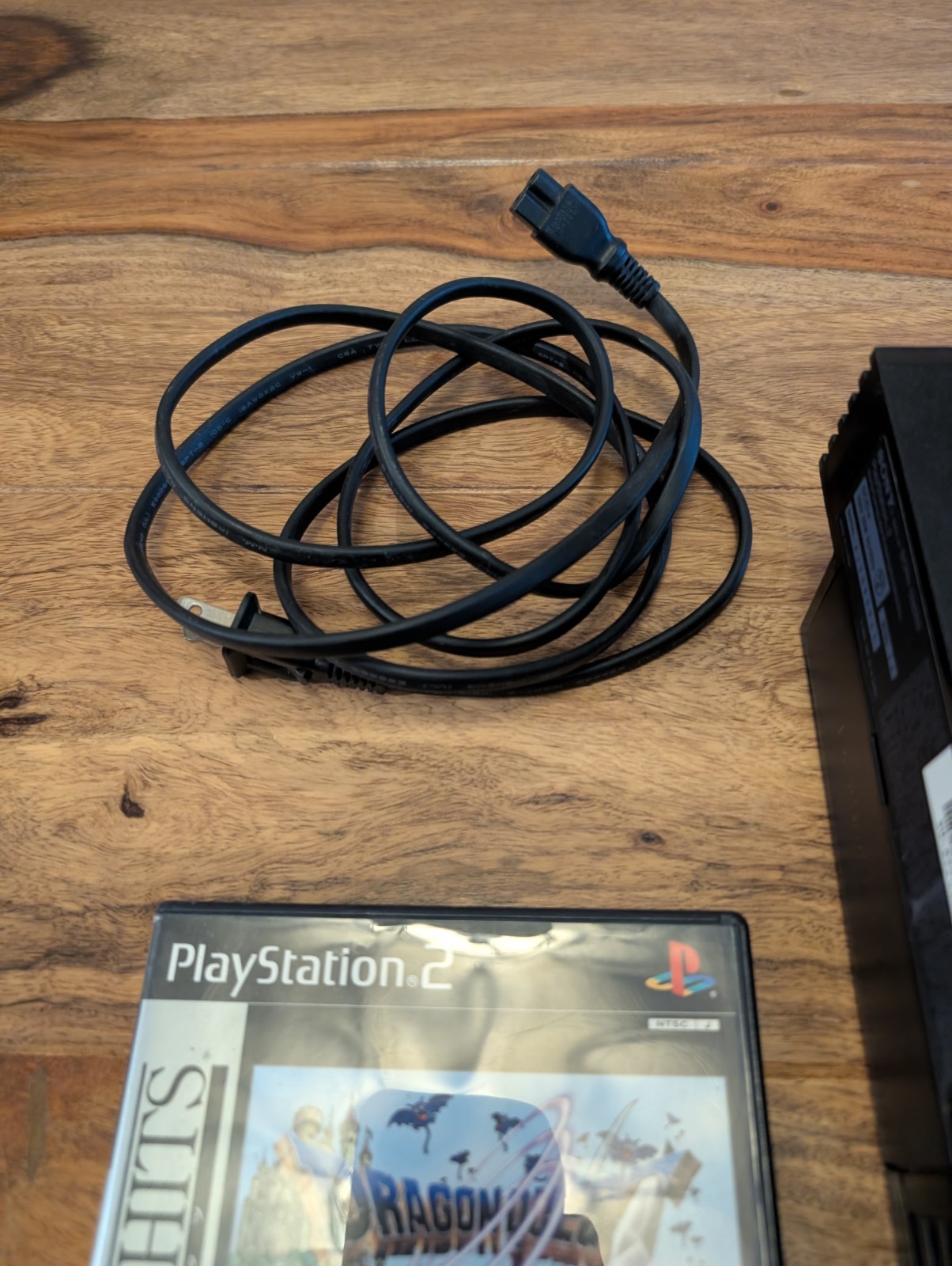 Sony PS2 SCPH-50000 NTSC-J (Japan) Midnight Black Tested w/ (3) Games + AC Cable