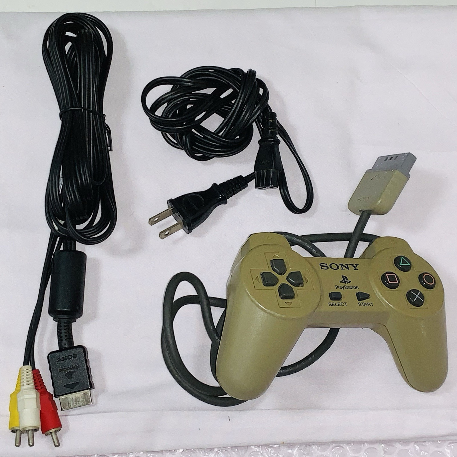 Sony PlayStation 1 PS1 Console Full Set Controller Cables Working JAPAN