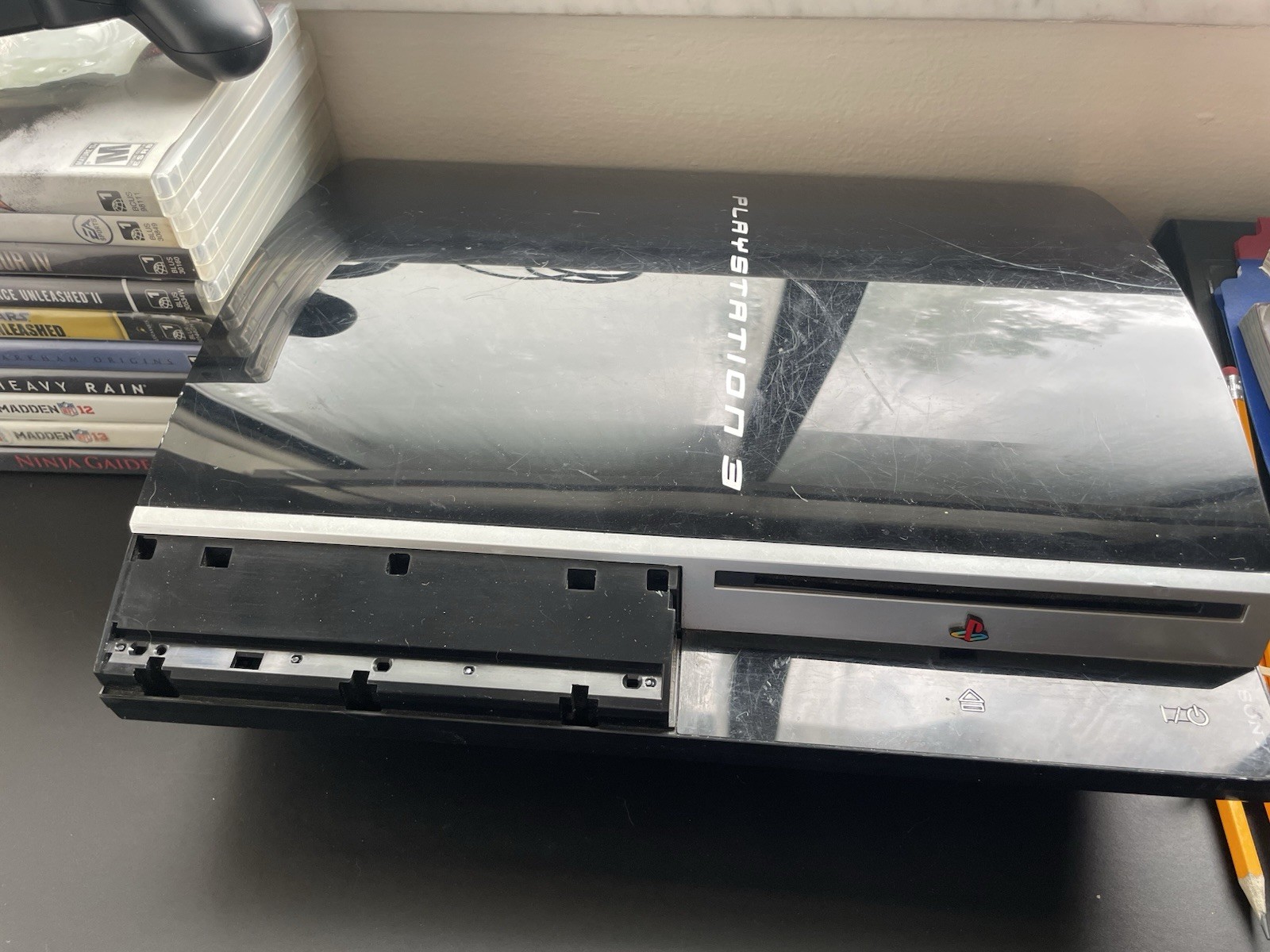 Sony PlayStation 3 PS3 Fat Console CECHH01 Bundle – 10 Games (God of War & More)