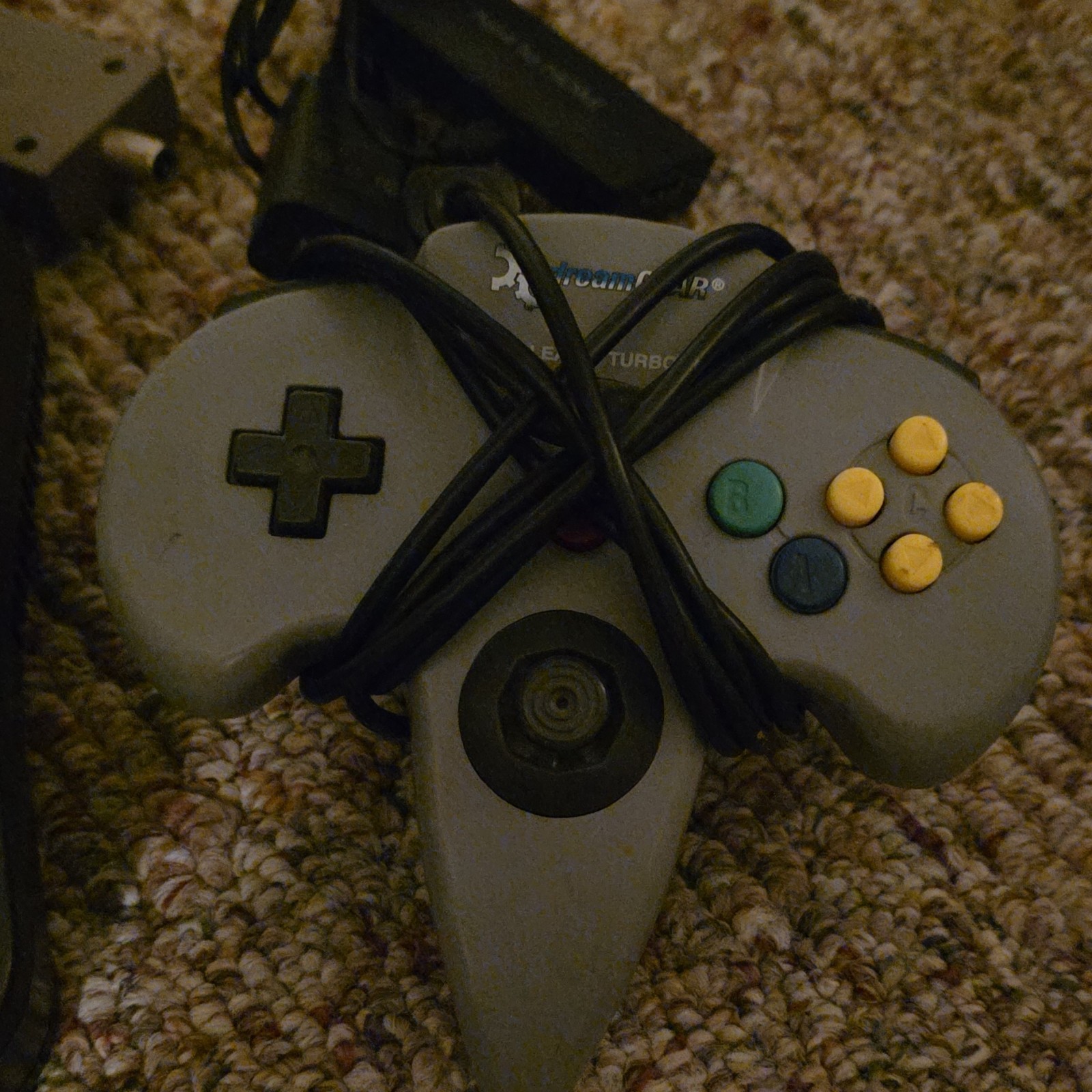 Nintendo 64 Home Console Black Gray with Controller HDMI Adapter