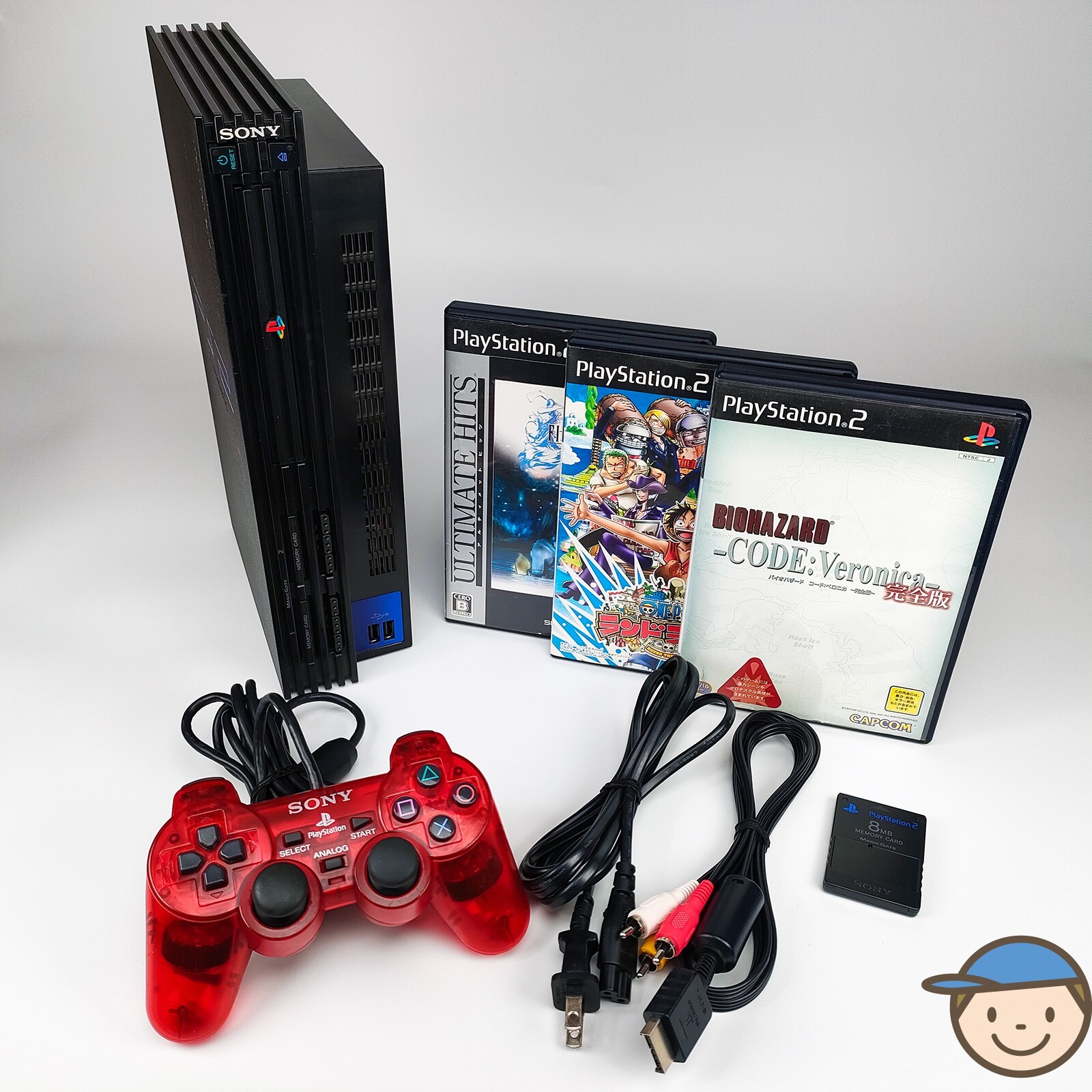 PS2 Console SCPH-50000 Code Veronica Final Fantasy X NTSC-J Japanese PlayStation