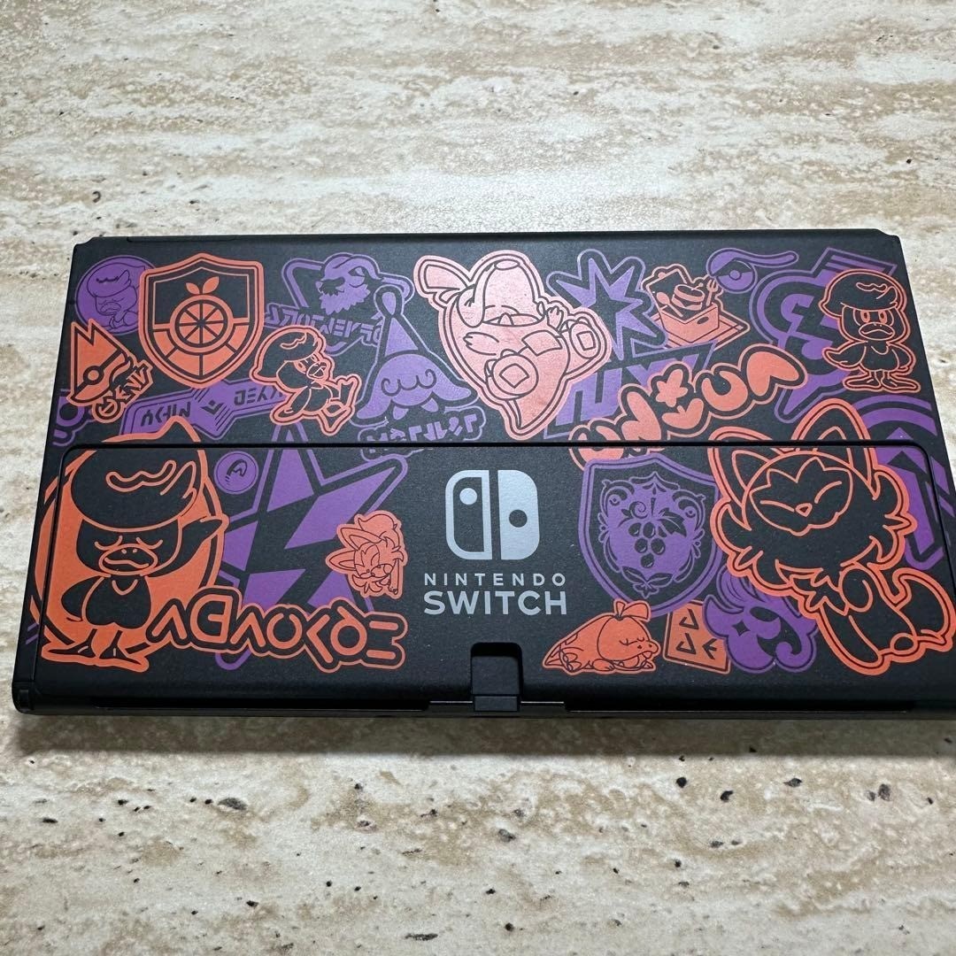 Nintendo Switch Model Scarlet & Violet Limited Edition Complete in Box Near 6464