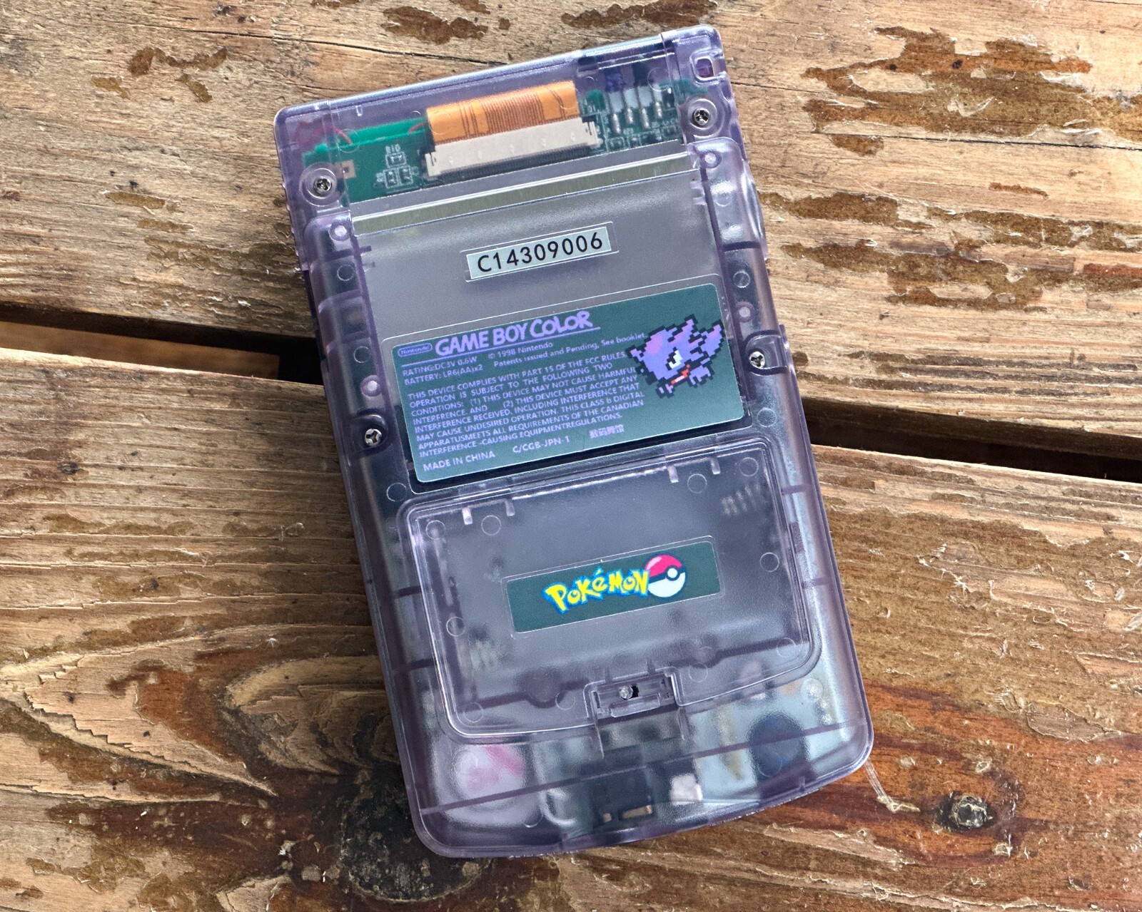 Nintendo Game Boy Color GBC Q5 XL Backlit IPS LCD Pokemon HAUNTER System