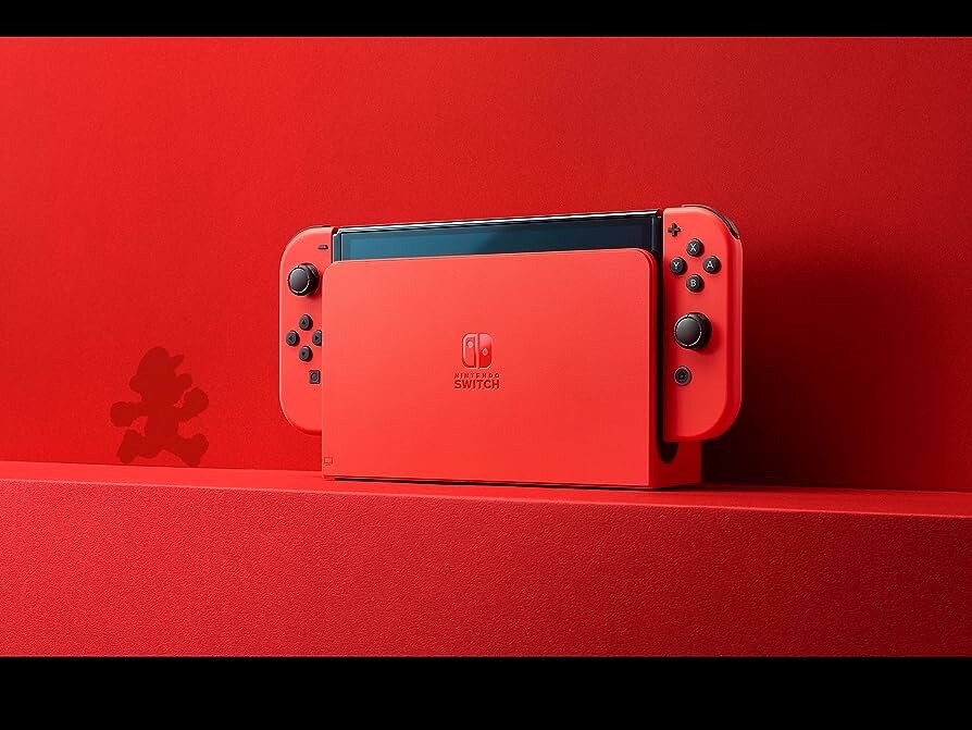 Nintendo Switch (OLED Model) HEG-001 Mario Red Edition 64GB Console