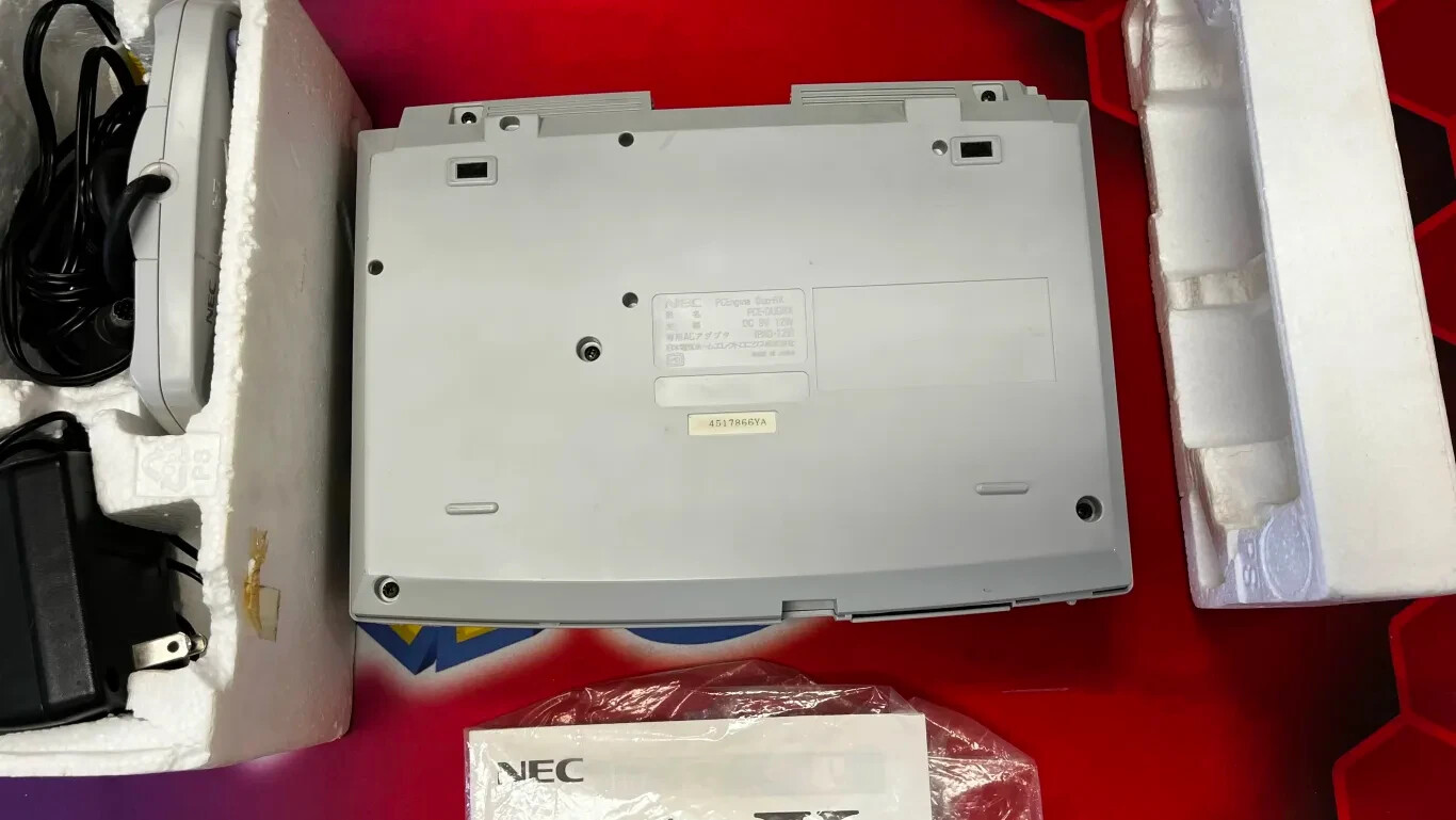 Used PC Engine Duo-RX Japanese Game Console CIB Tested and Works See Description