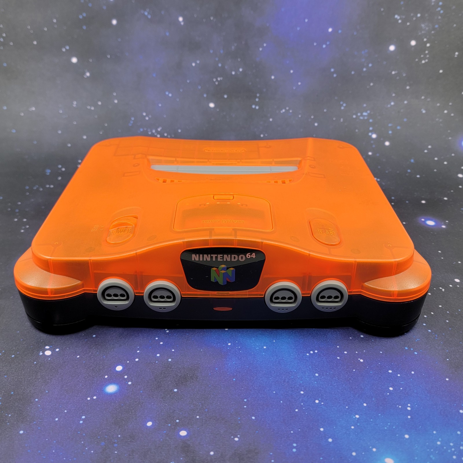 Daiei Hawks Clear Orange Nintendo 64 Japanese Rare N64 Console Only Tested