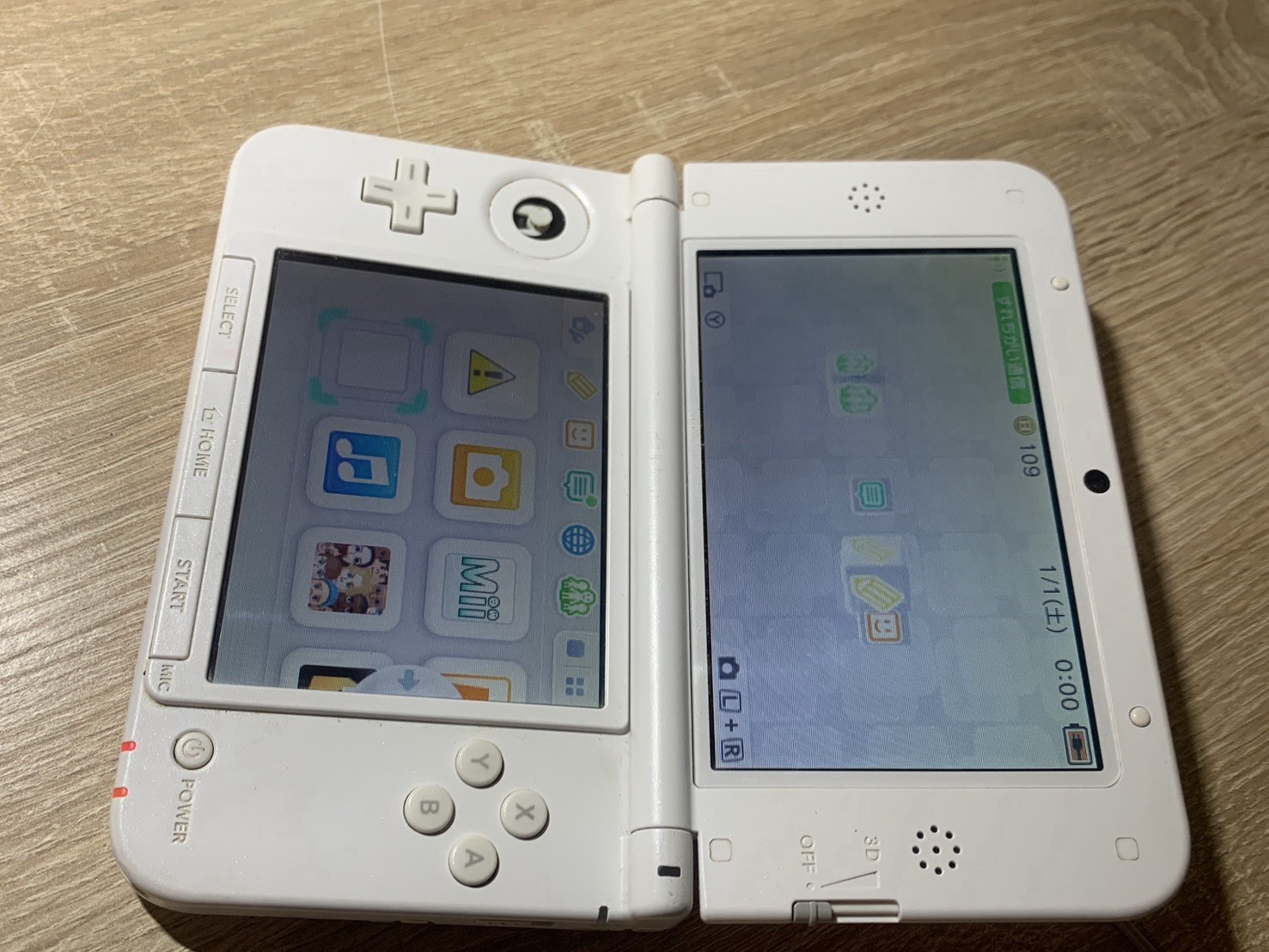 1344 Nintendo 3DS LL Pink White Good TESTED