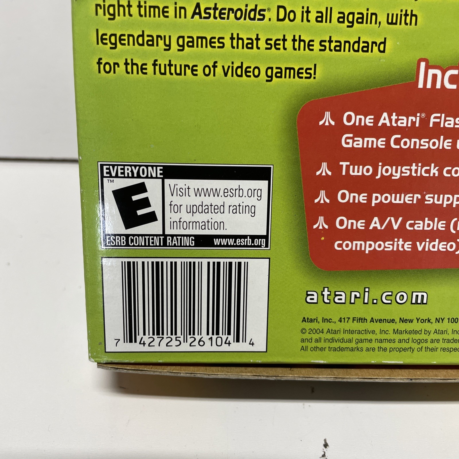 Atari Flashback Classic Game Console Mini 7800 Joysticks Cables 20 Games (NEW)