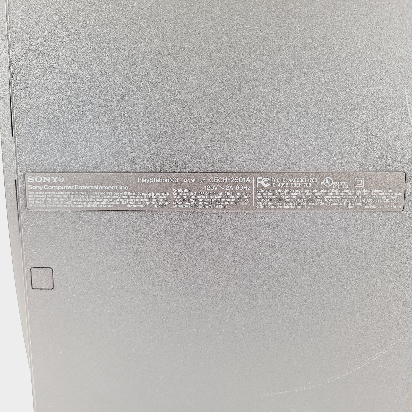 Sony PlayStation 3 Slim 160GB CECH-2501A Console PS3 Tested Works